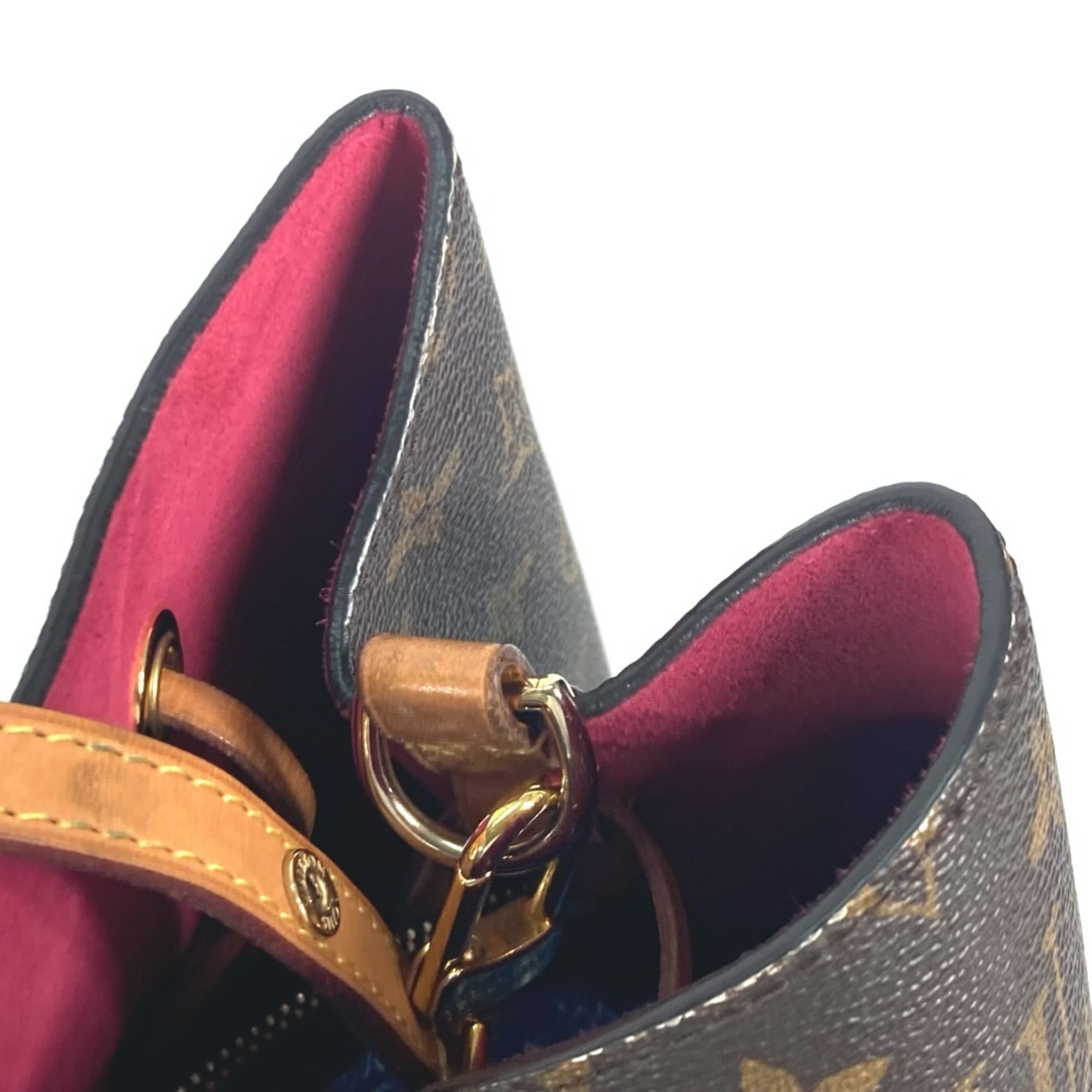 Louis Vuitton Brown Monogram Canvas Shoulder Bag (Pre-Owned)