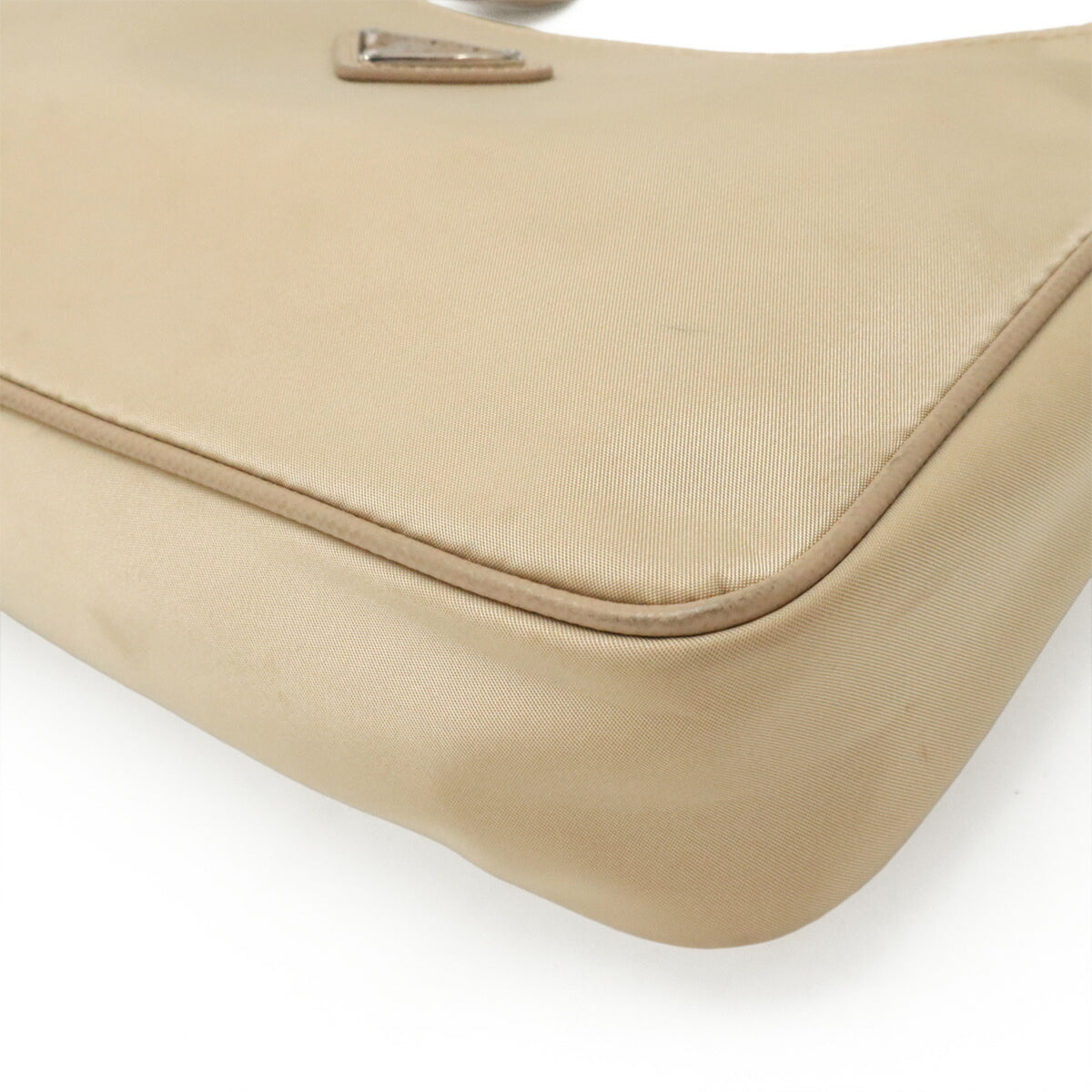 Prada Beige Nylon Handbag Pouch (Pre-Owned)