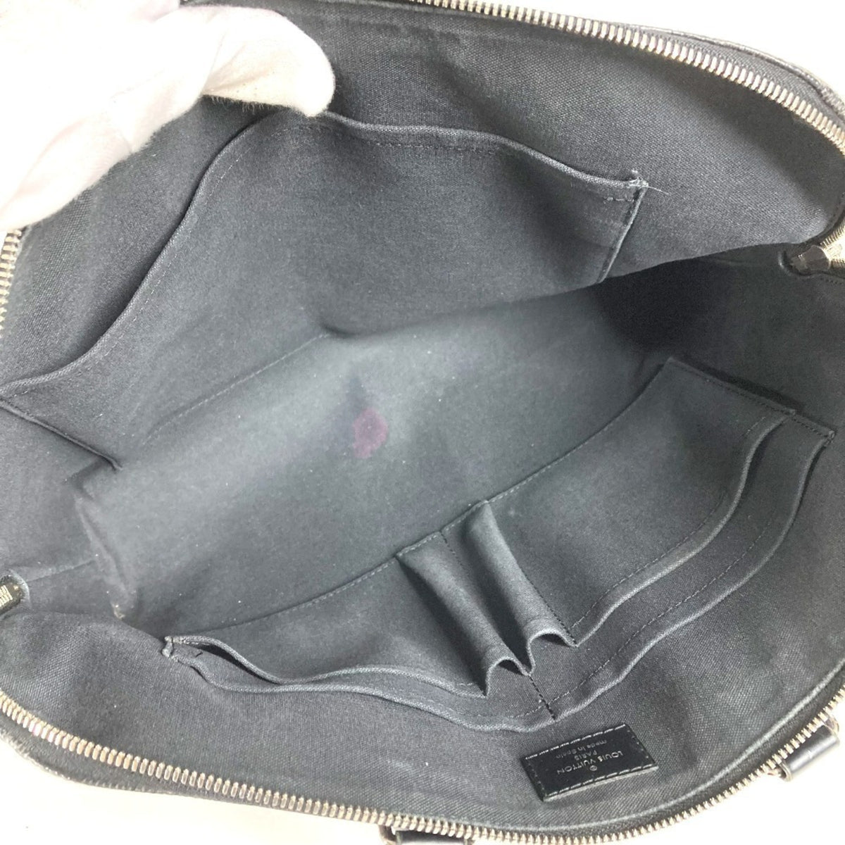 Louis Vuitton Black Damier Graphite Briefcase Handbag (Pre-Owned)