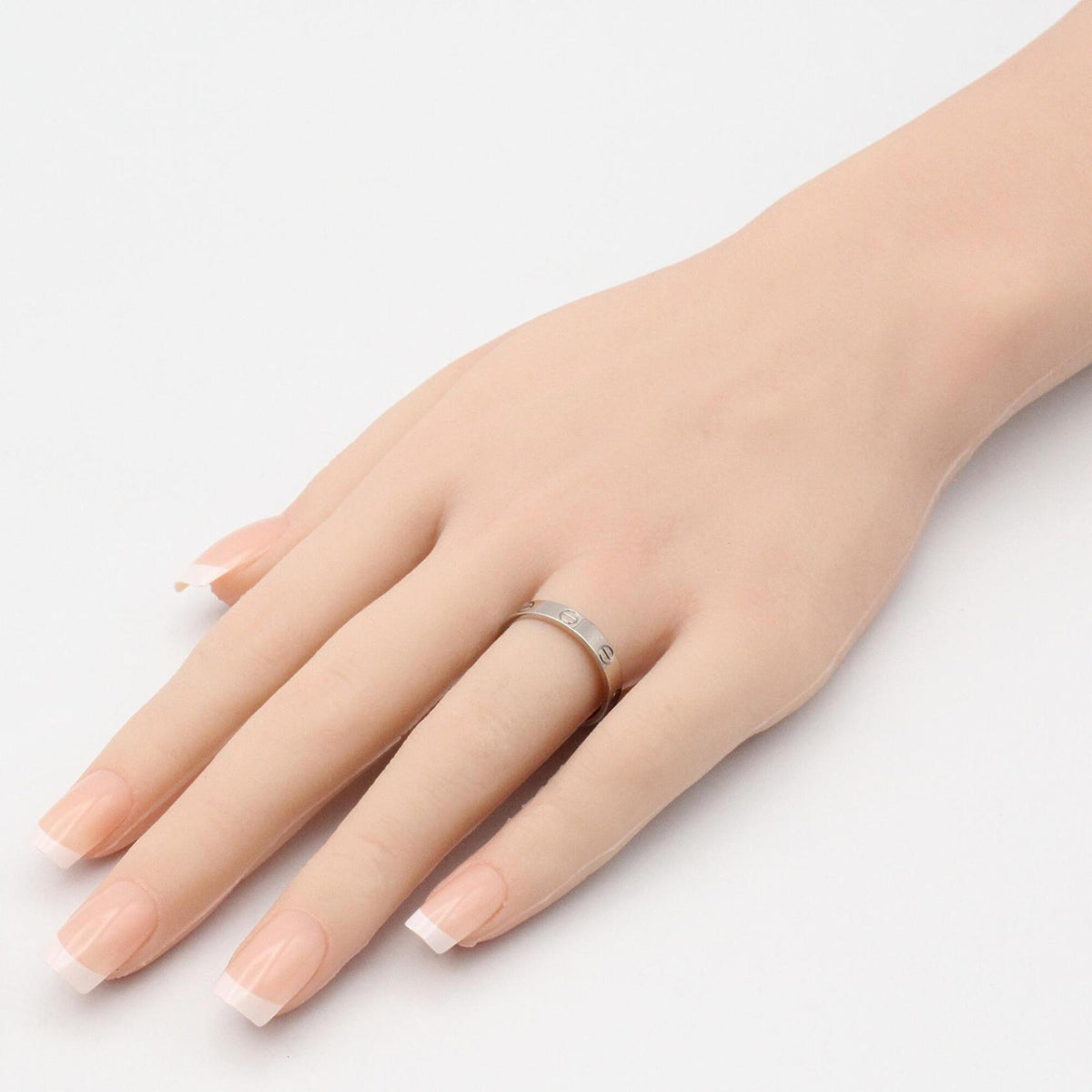 Cartier Silver White Gold (18K) Band Ring (Pre-Owned)