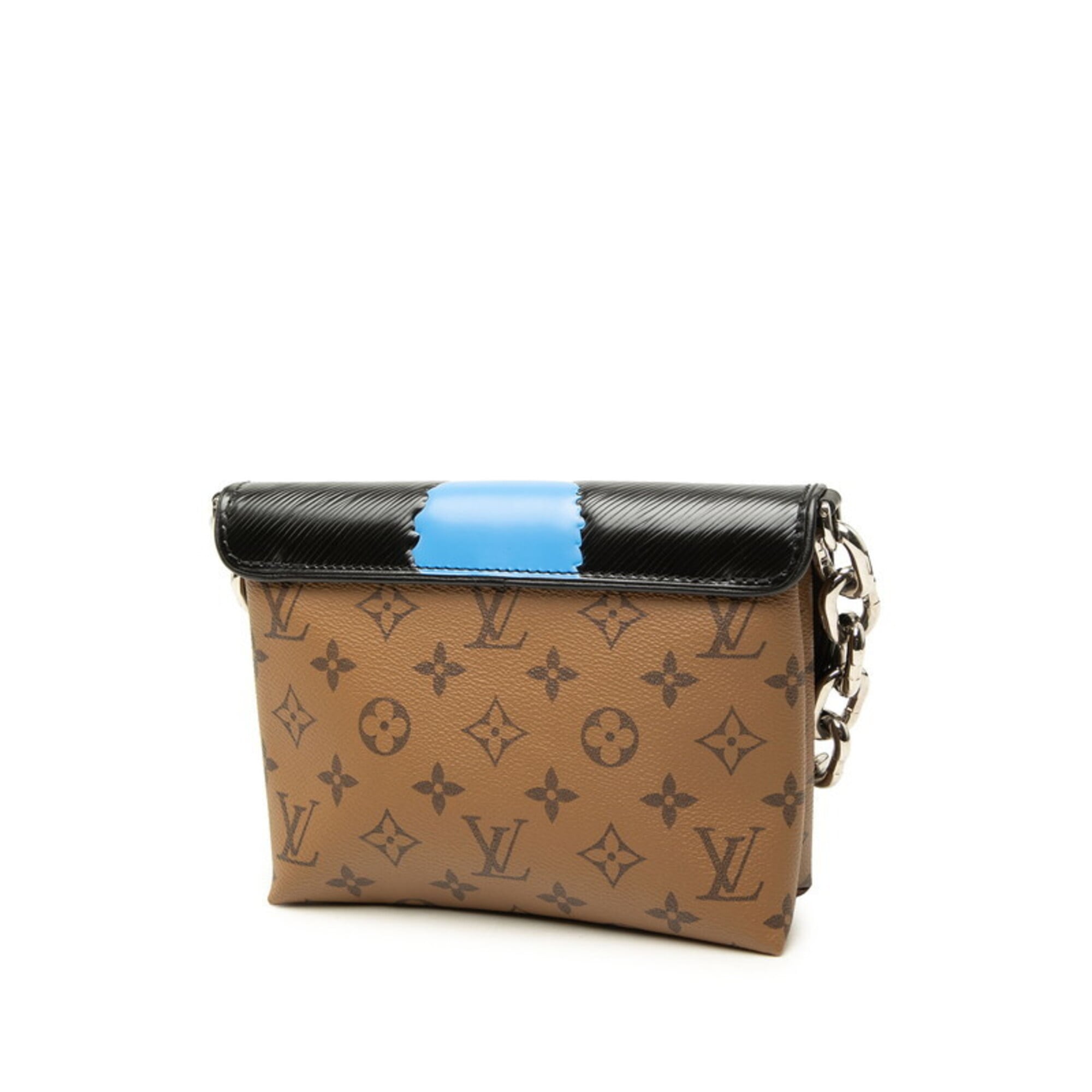 Louis Vuitton Monogram Brown Multi-Color Pvc Leather Handbag Pochette Shoulder Bag (Pre-Owned)