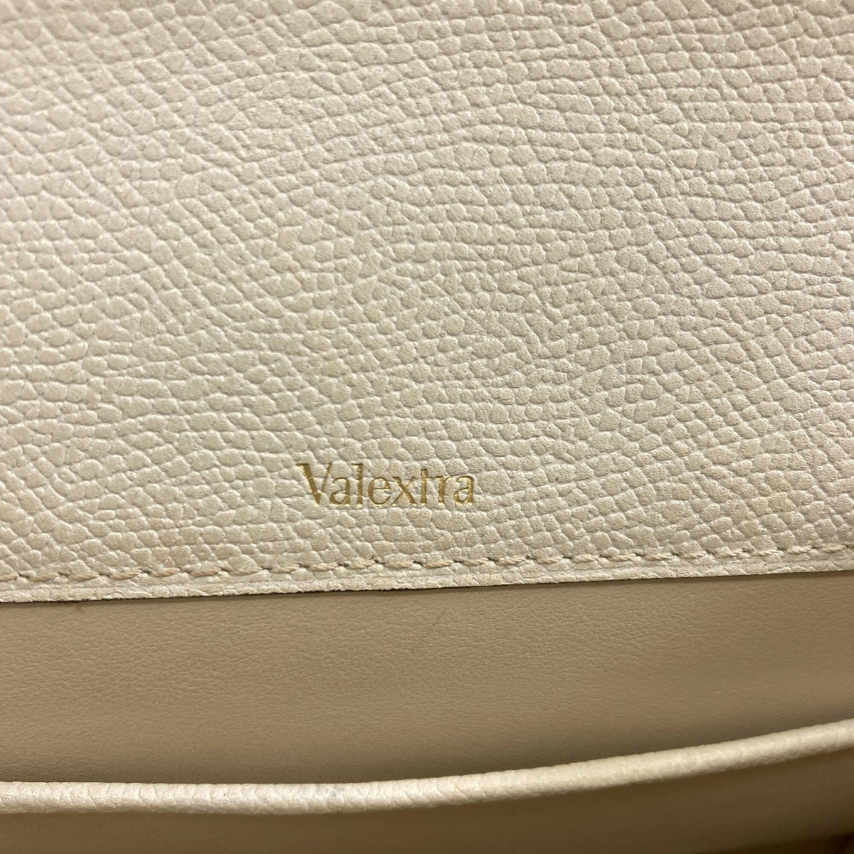 Valextra Light Gray Leather Handbag (Pre-Owned)
