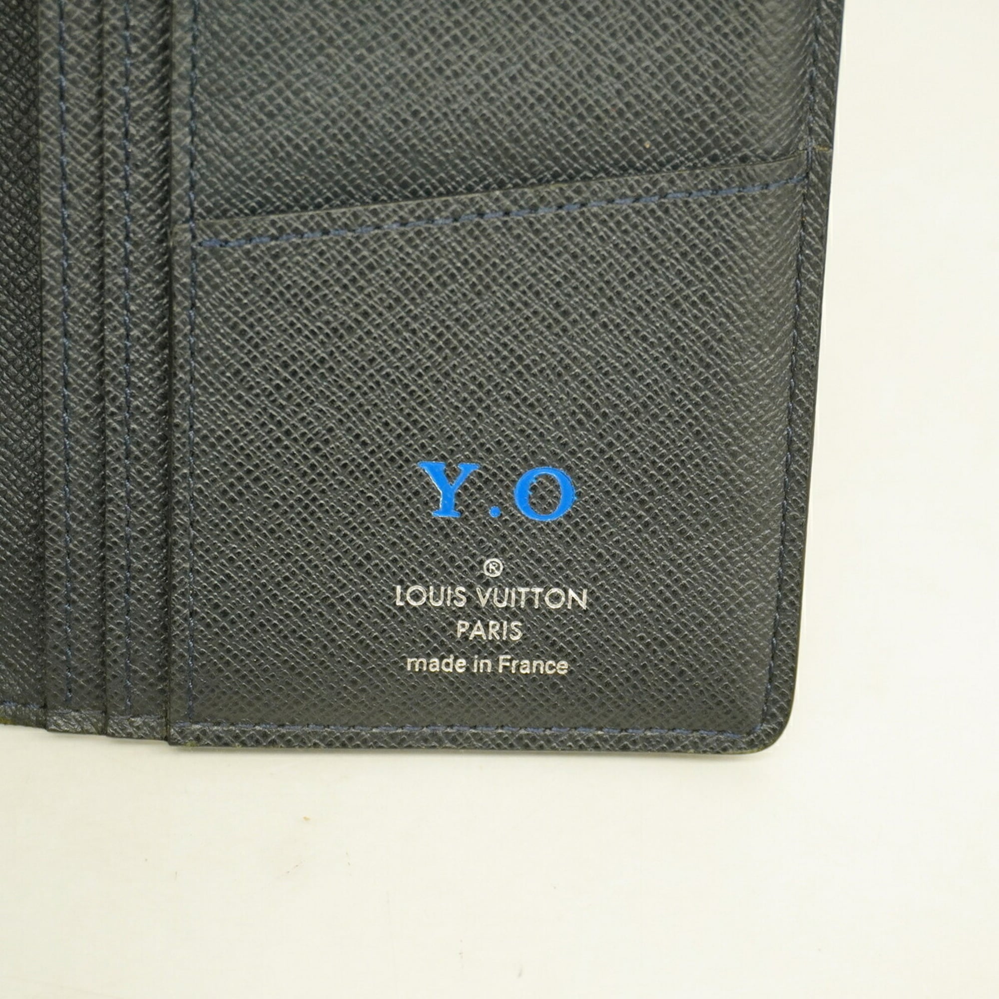 Louis Vuitton Navy Blue Long Wallet (Bi-Fold) (Pre-Owned)