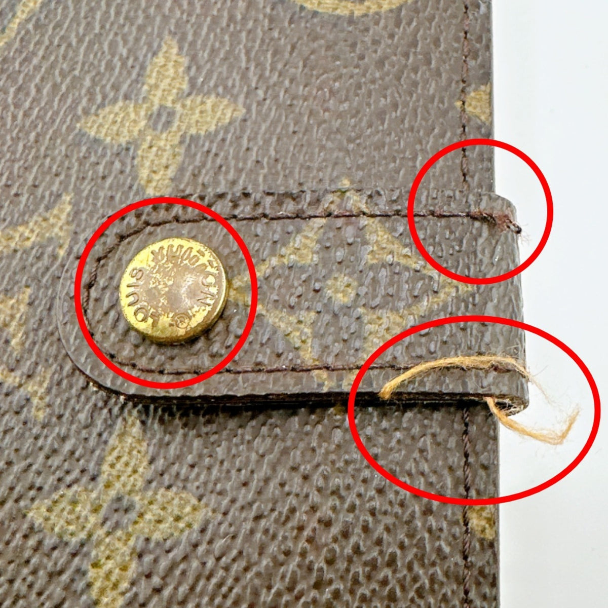 Louis Vuitton Brown Monogram Canvas Wallet (Bi-Fold) (Pre-Owned)