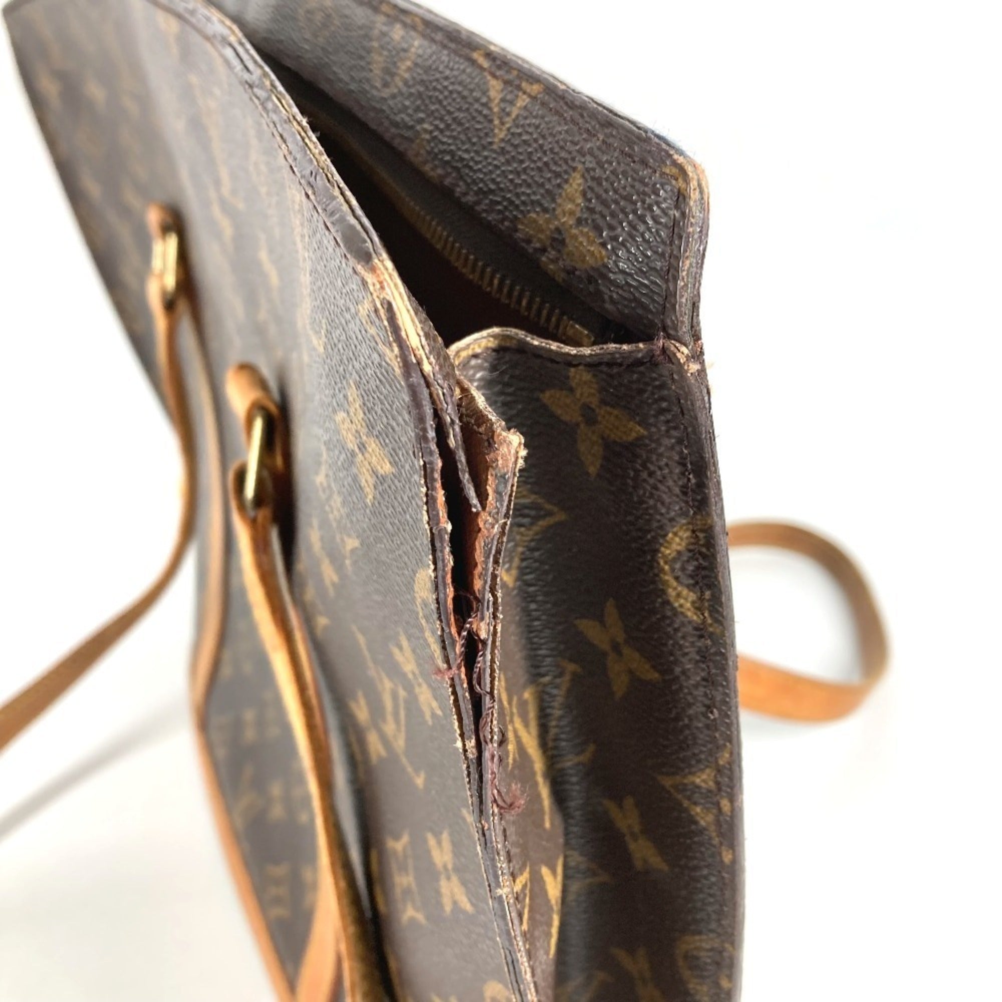 Louis Vuitton Brown Monogram Shoulder Bag Tote Bag (Pre-Owned)