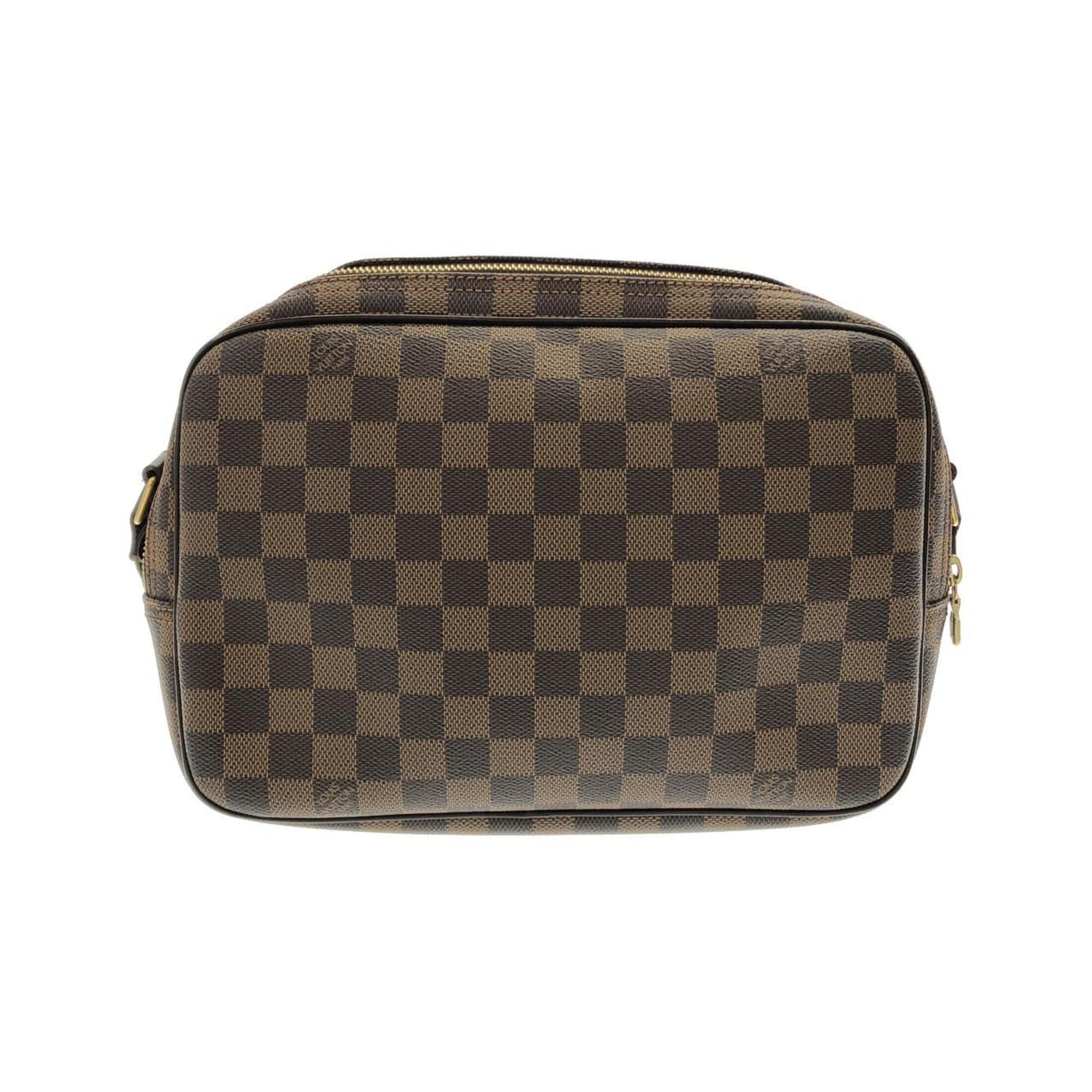 Louis Vuitton Ebene Coated Canvas Shoulder Bag (Pre-Owned)