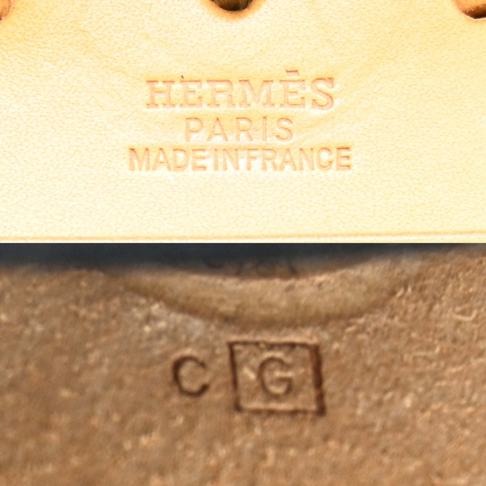 Hermes Beige Black Toile Officier Handbag Shoulder Bag (Pre-Owned)