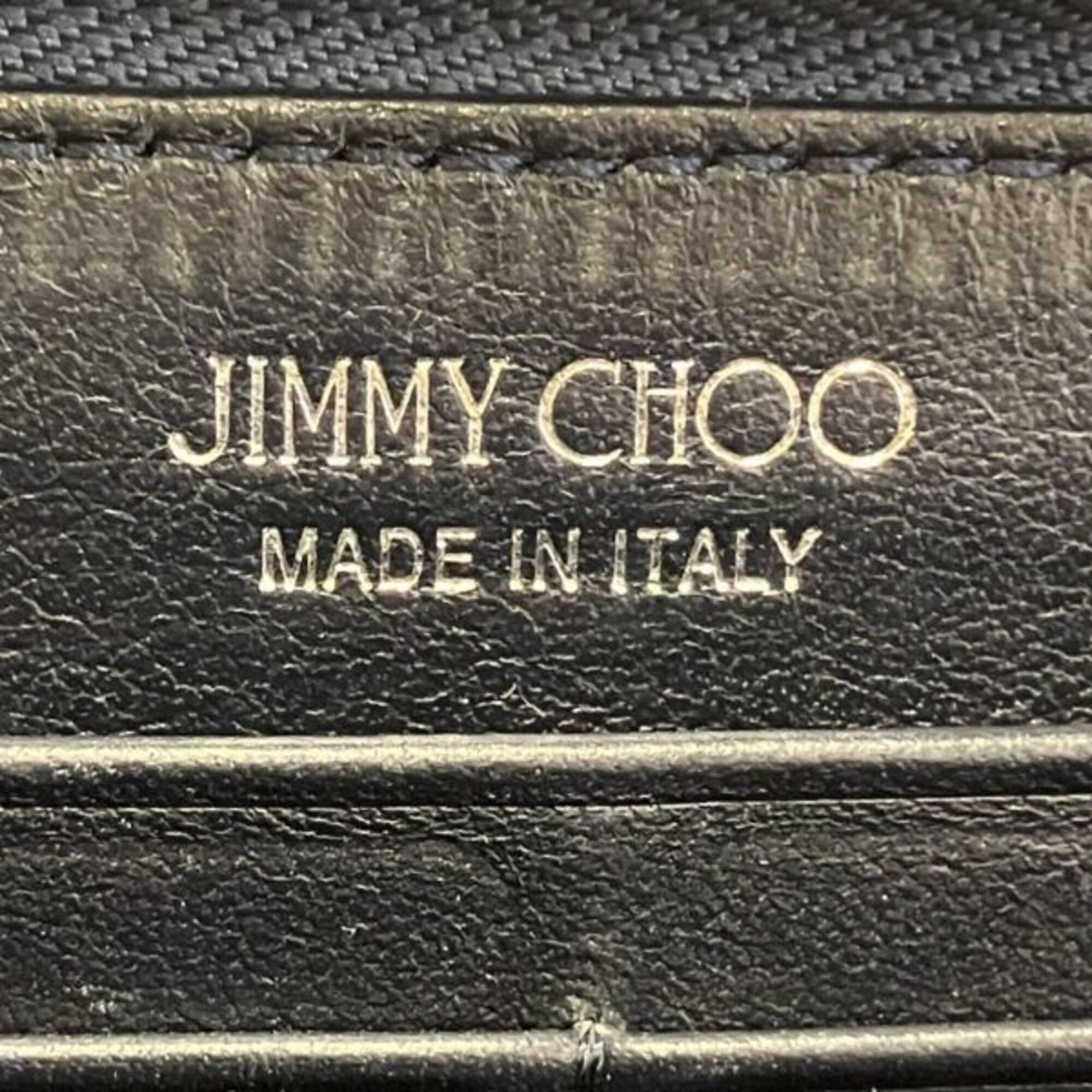 Jimmy Choo Blue Long Wallet (Bi-Fold) (Pre-Owned)