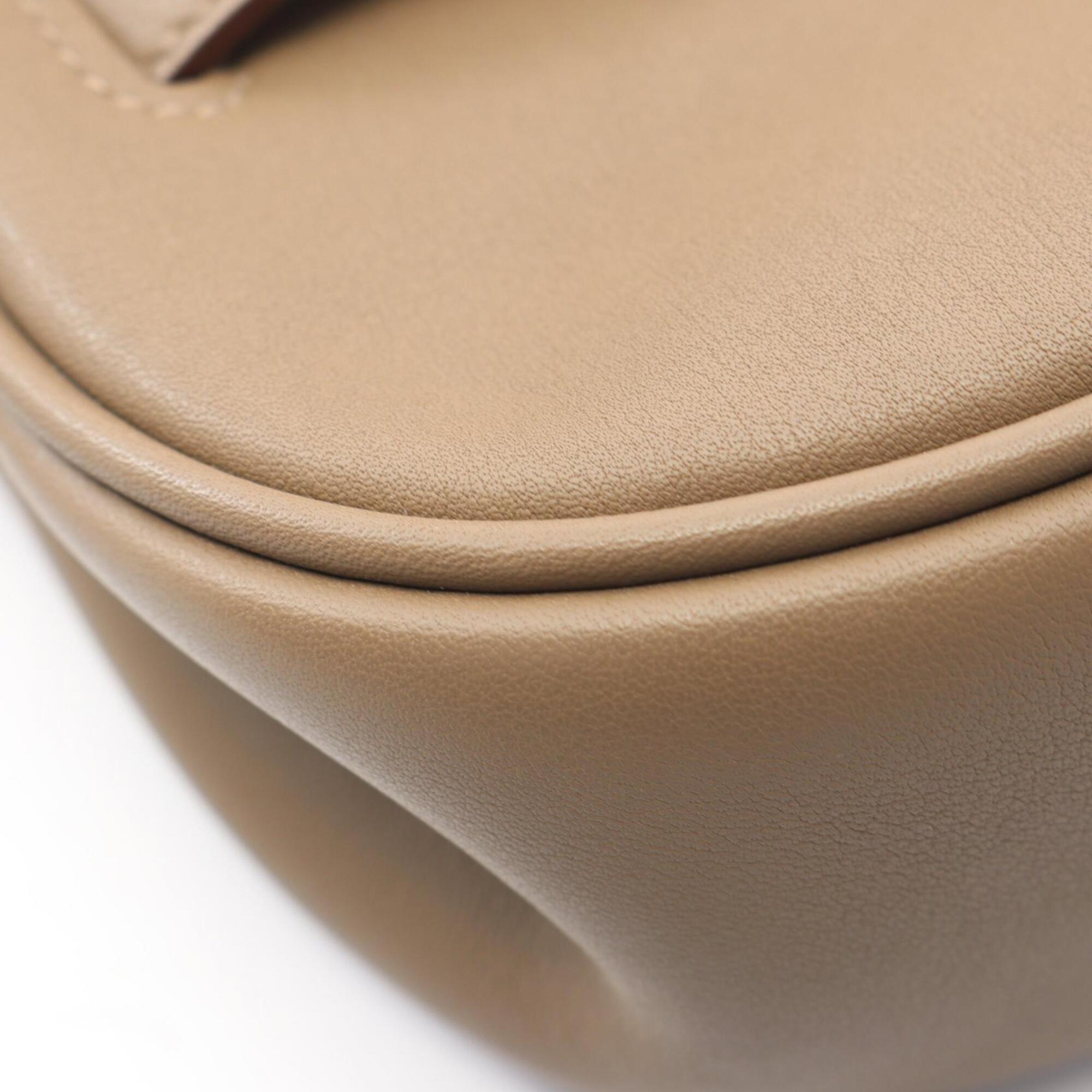 Hermes Beige Swift Leather Handbag Shoulder Bag (Pre-Owned)