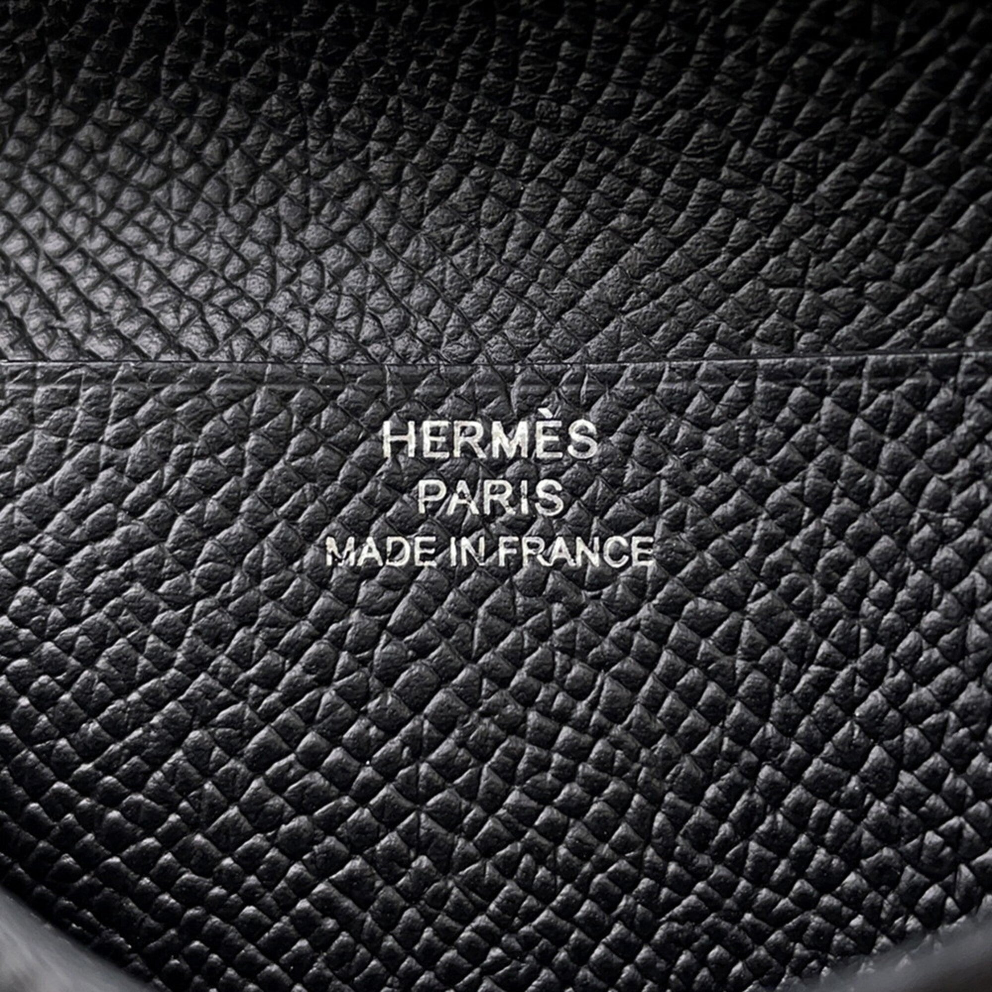 Hermes Black Epsom Leather Wallet (Bi-Fold) (Pre-Owned)