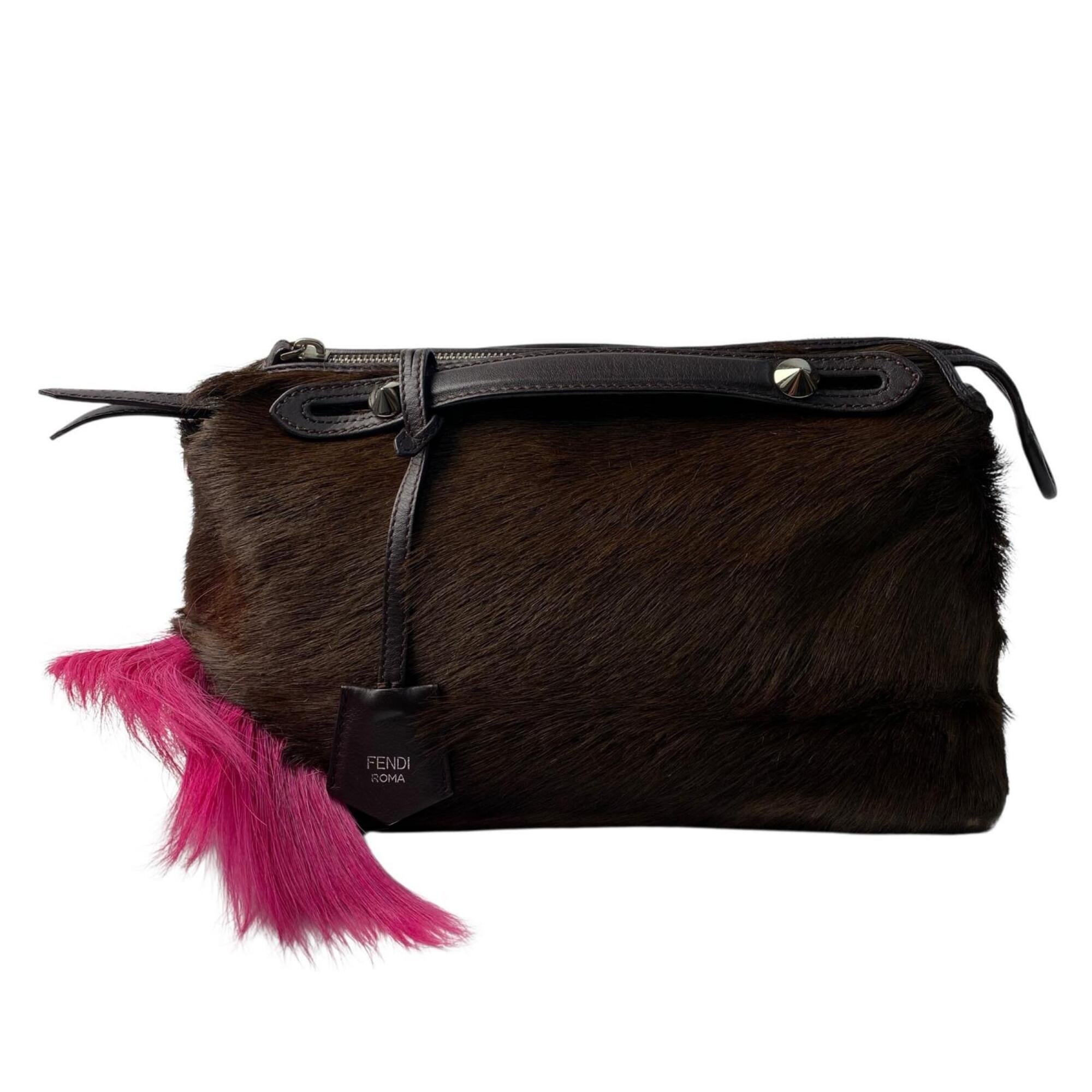 Fendi Brown Fur Shoulder Bag (Pre-Owned)