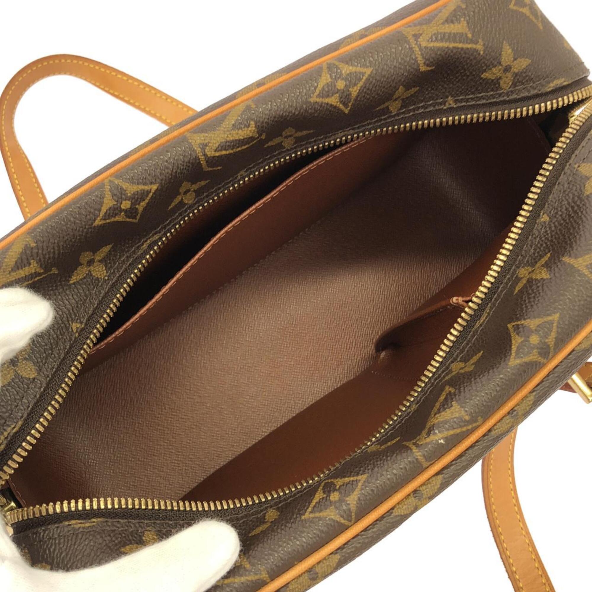 Louis Vuitton Monogram Marron Coated Canvas Shoulder Bag (Pre-Owned)