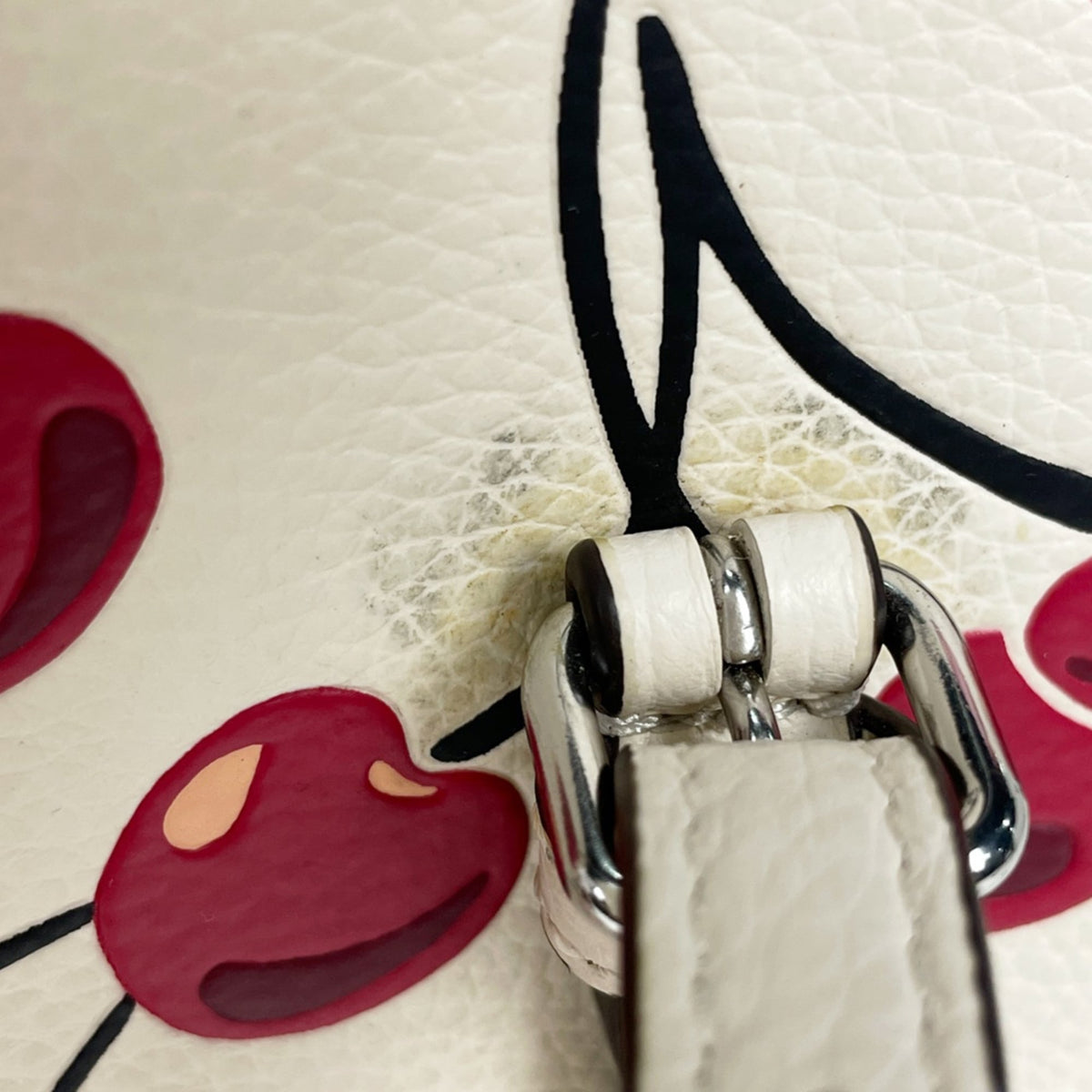 Coach White Leather Handbag Shoulder Bag (Pre-Owned)