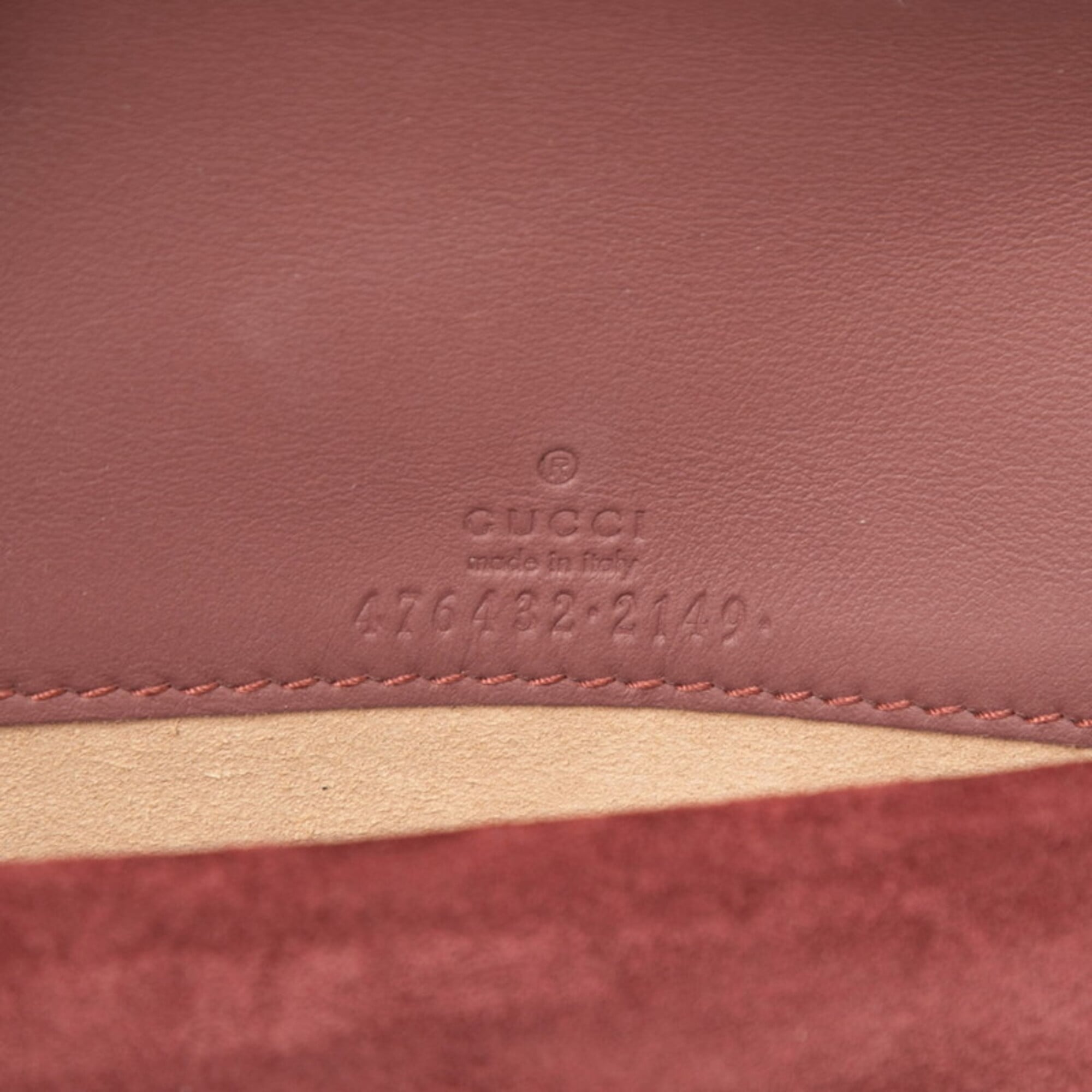 Gucci Beige Multi-Color Pvc Suede Leather Shoulder Bag (Pre-Owned)