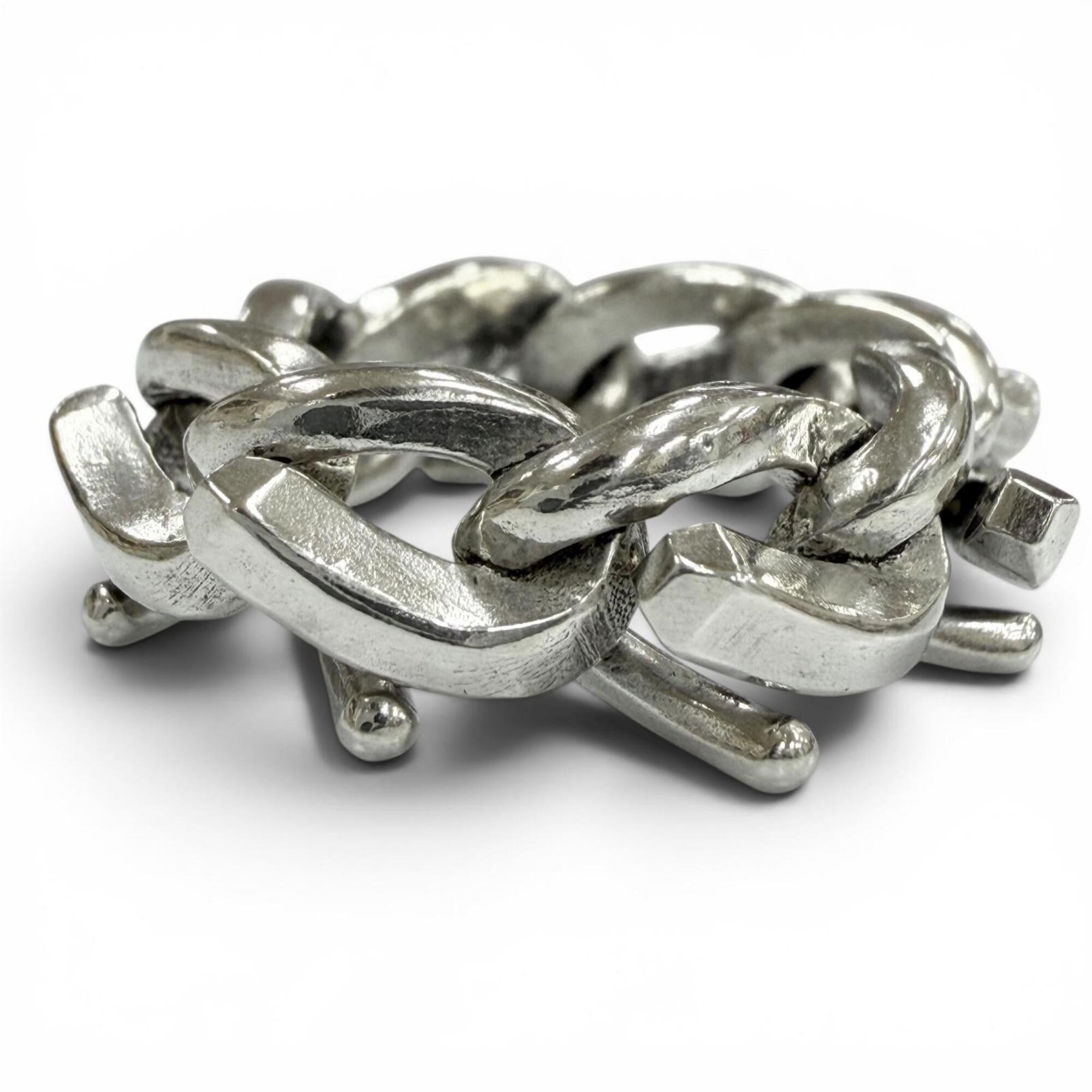 Tiffany Silver Silver 925 Band Ring (Pre-Owned)