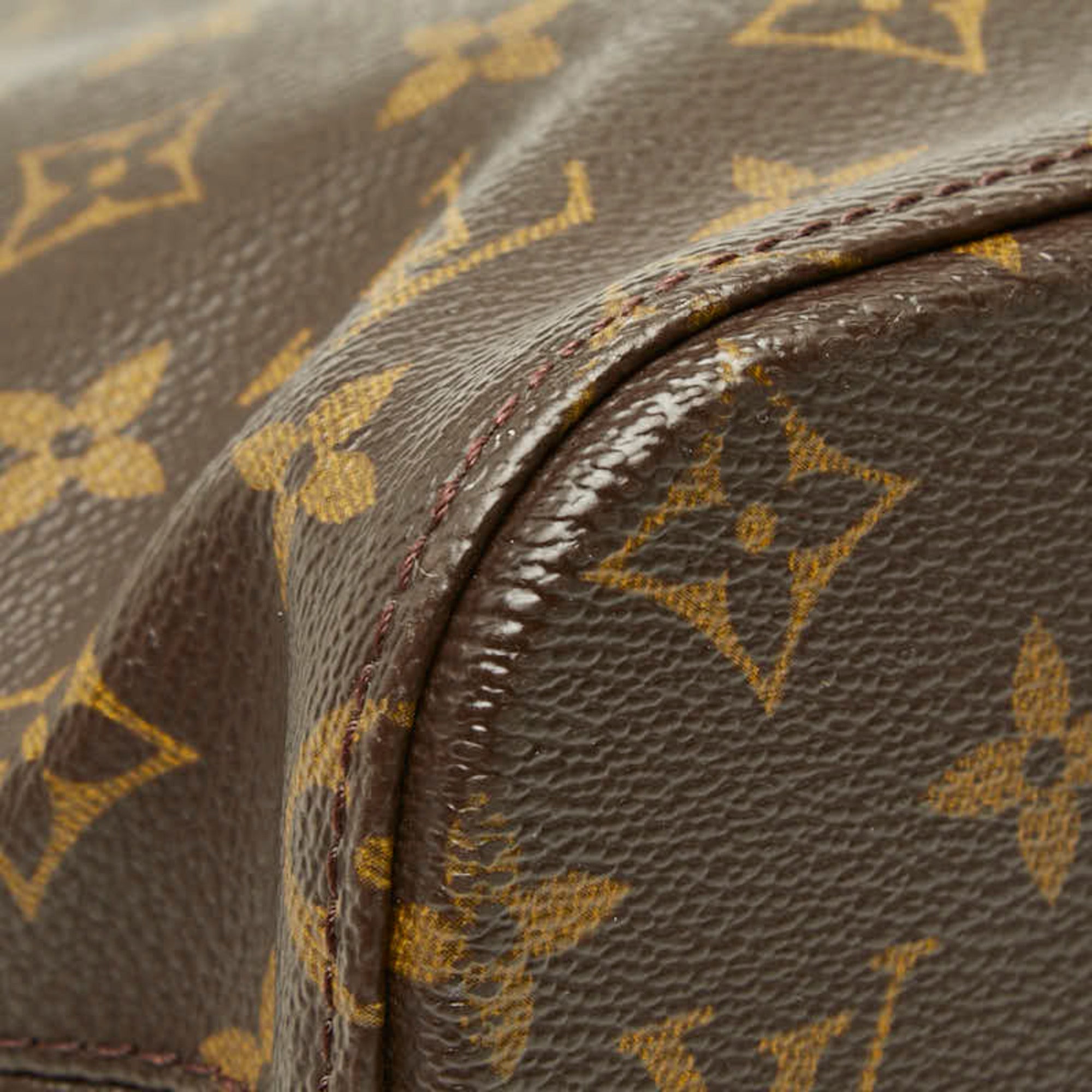 Louis Vuitton Brown Pvc Leather Tote Bag (Pre-Owned)