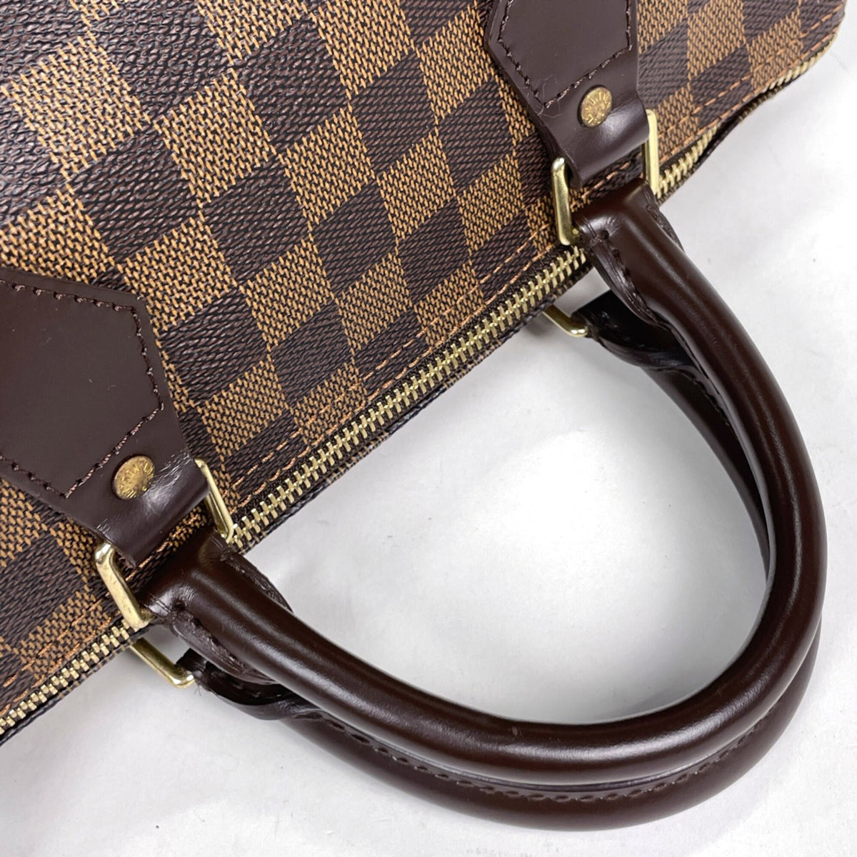 Louis Vuitton Brown Damier Canvas Handbag (Pre-Owned)