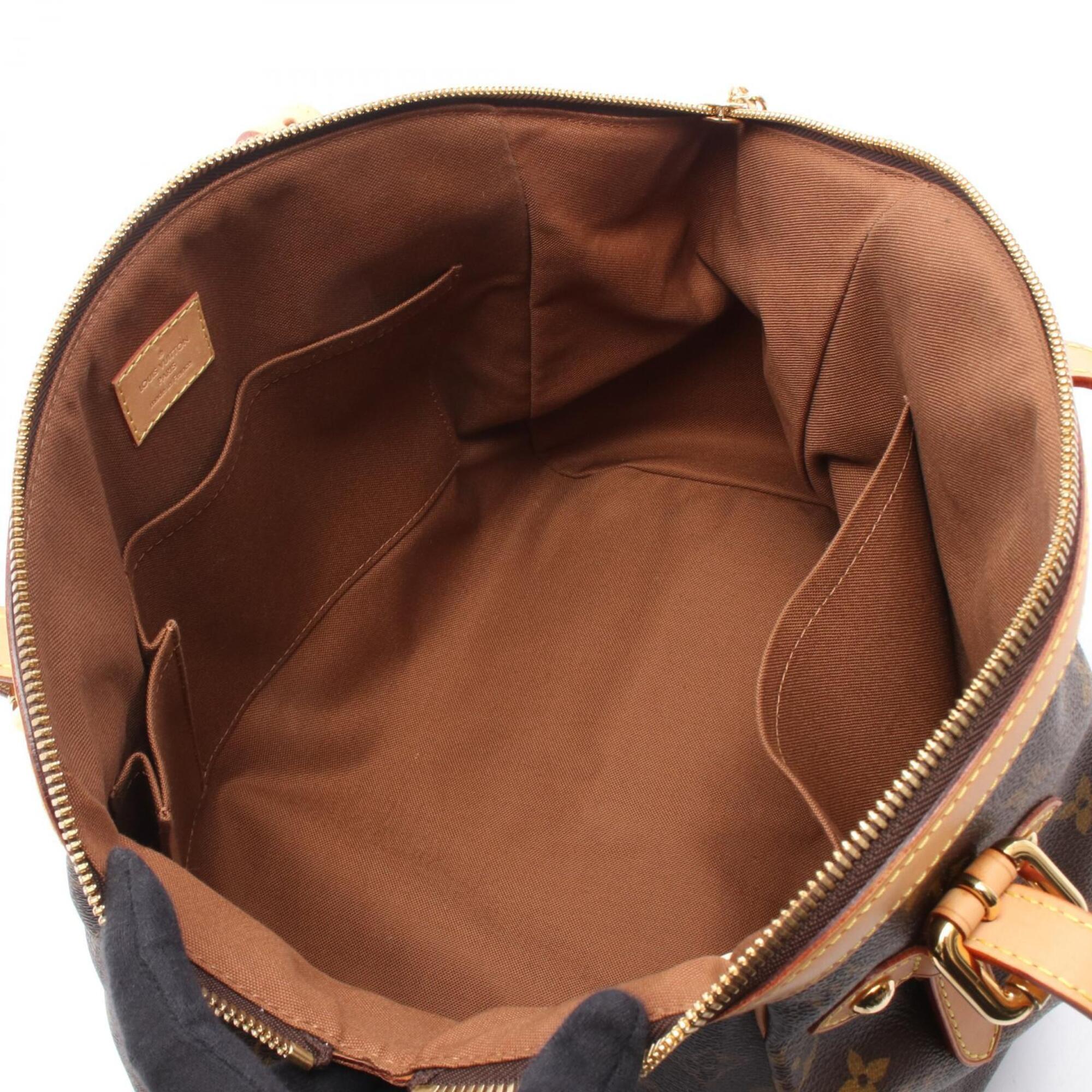 Louis Vuitton Monogram Brown Coated Canvas Leather Handbag (Pre-Owned)
