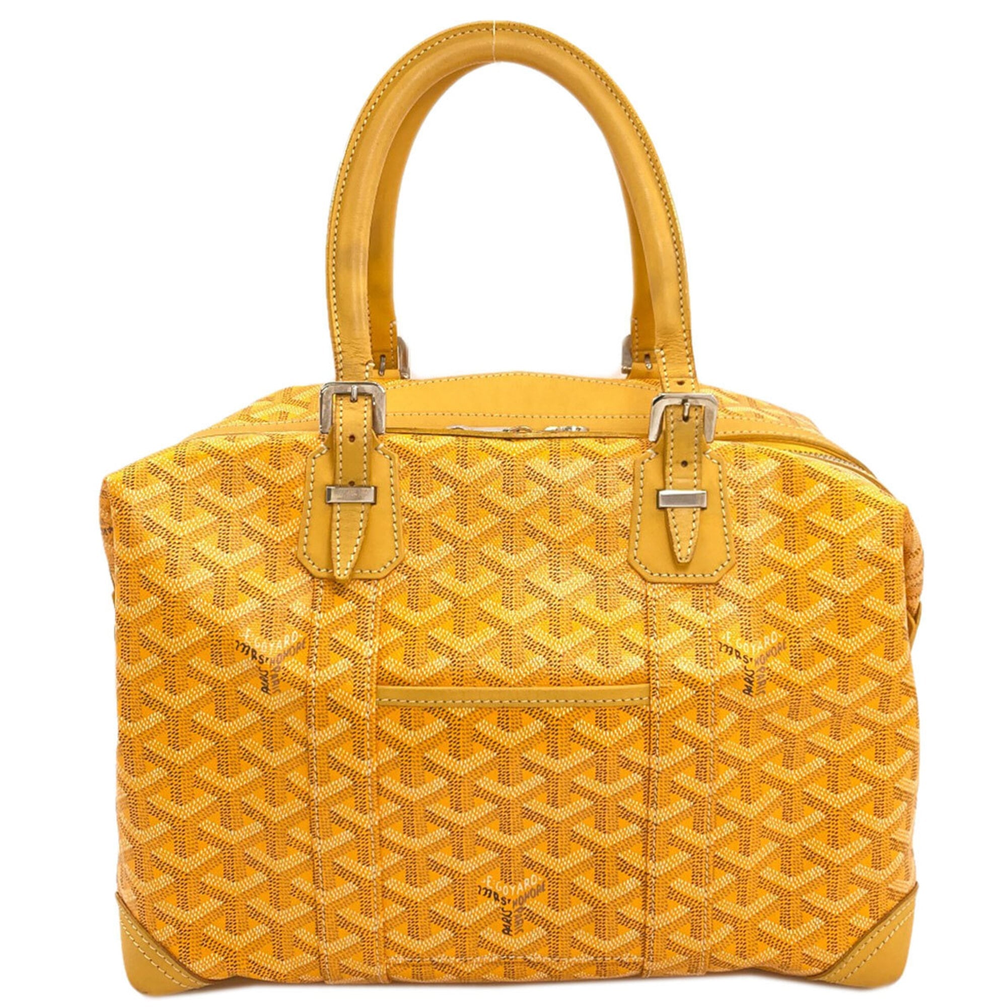 Goyard Yellow Pvc Boston Bag (Pre-Owned)