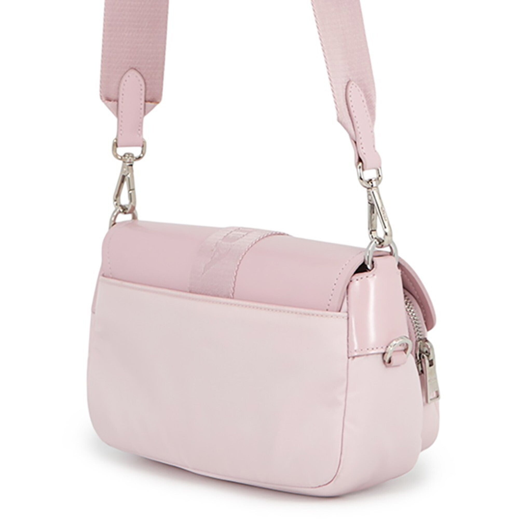 Prada Pink Nylon Handbag Pouch Shoulder Bag (Pre-Owned)