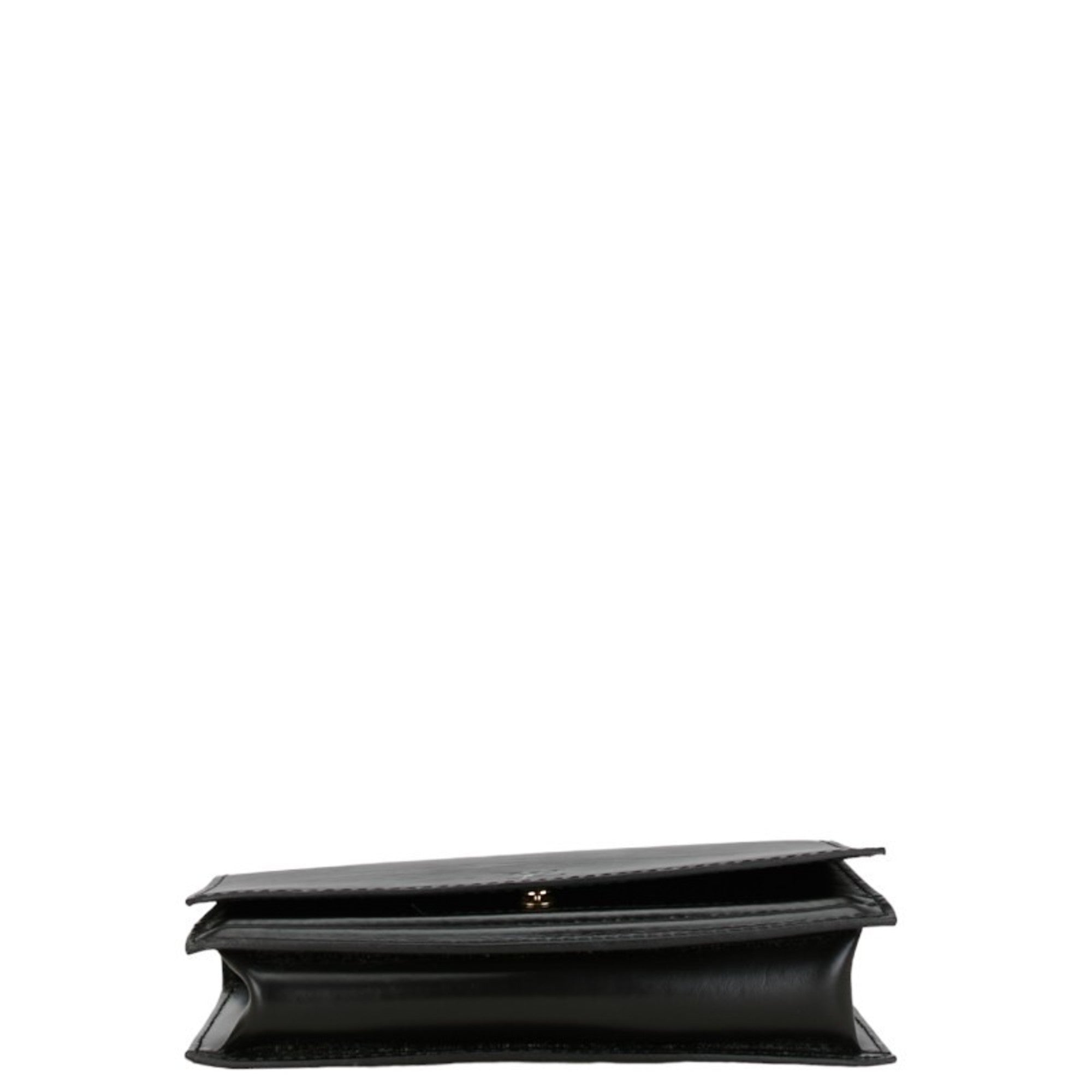 Louis Vuitton Black Noir Leather Shoulder Bag (Pre-Owned)