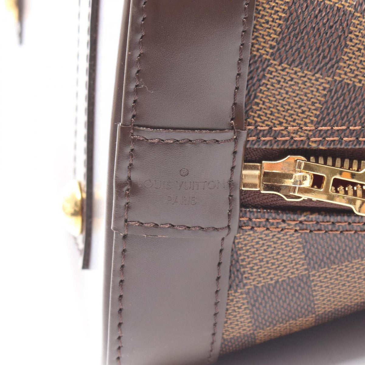 Louis Vuitton Brown Damier Canvas Coated Canvas Handbag (Pre-Owned)