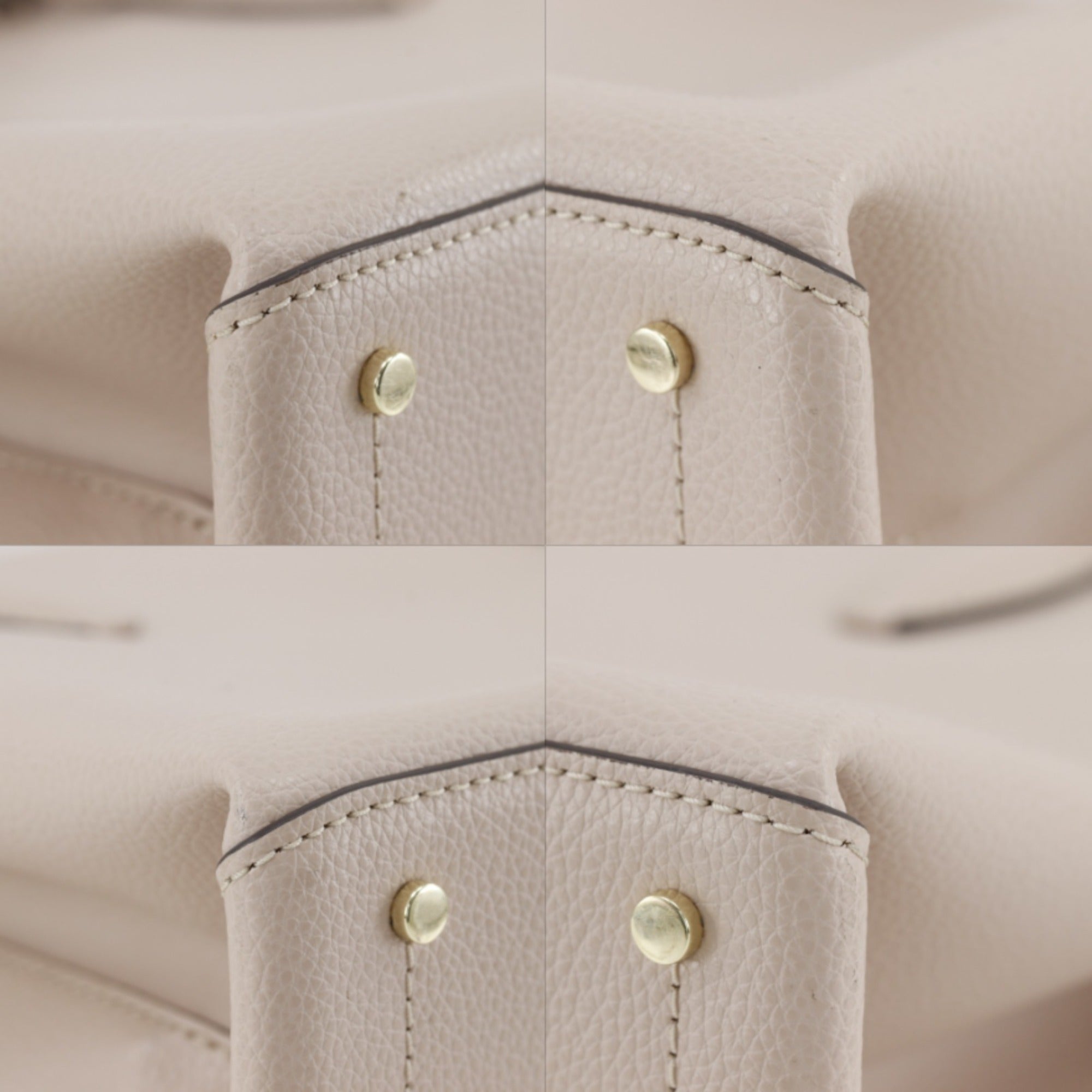 Kate Spade Beige Leather Tote Bag (Pre-Owned)