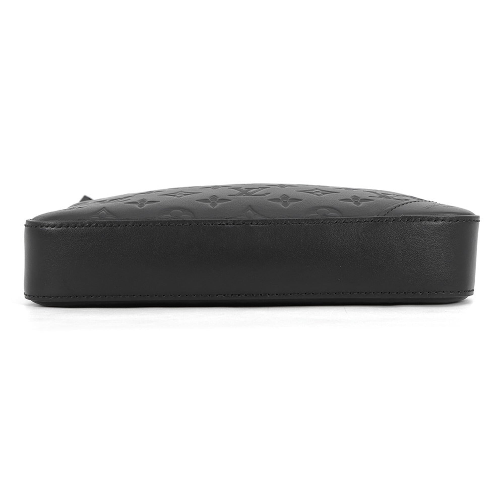Louis Vuitton Noir Monogram Shadow Handbag Pouch Shoulder Bag (Pre-Owned)