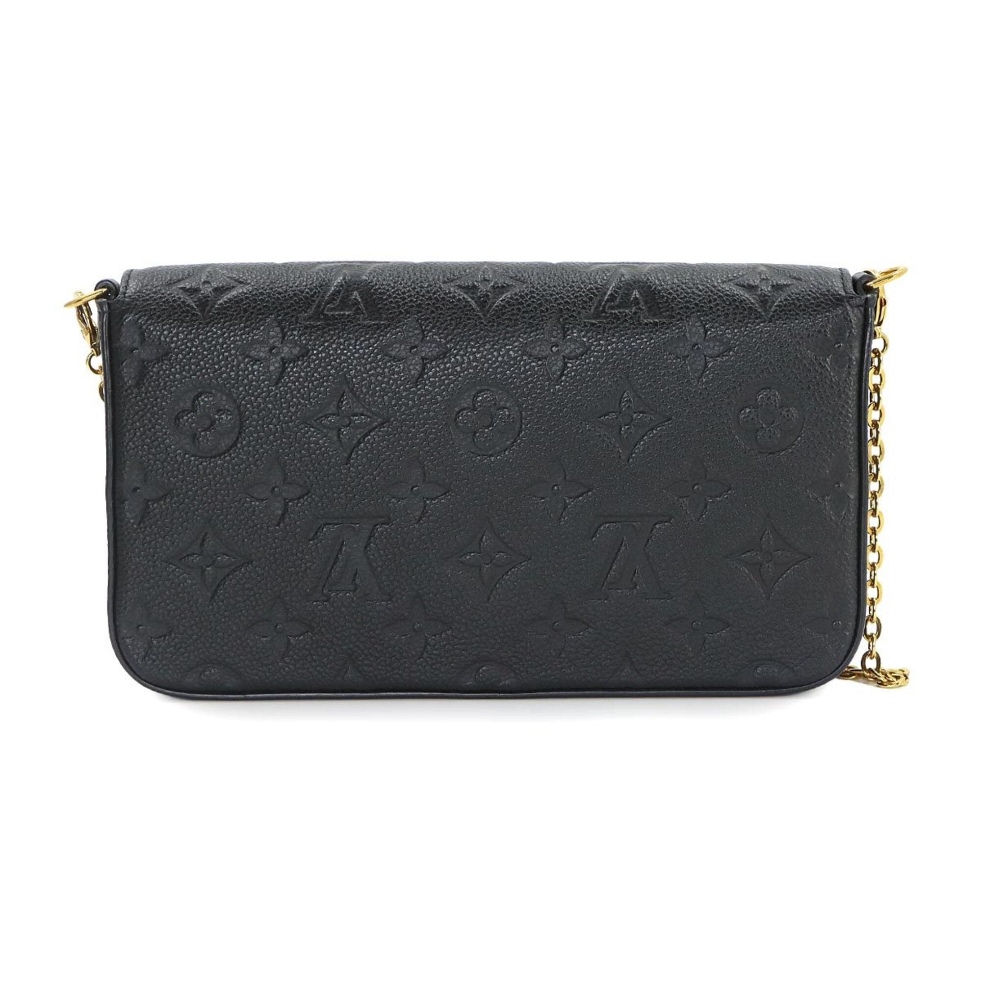 Louis Vuitton Noir Monogram Empreinte Pochette (Pre-Owned)