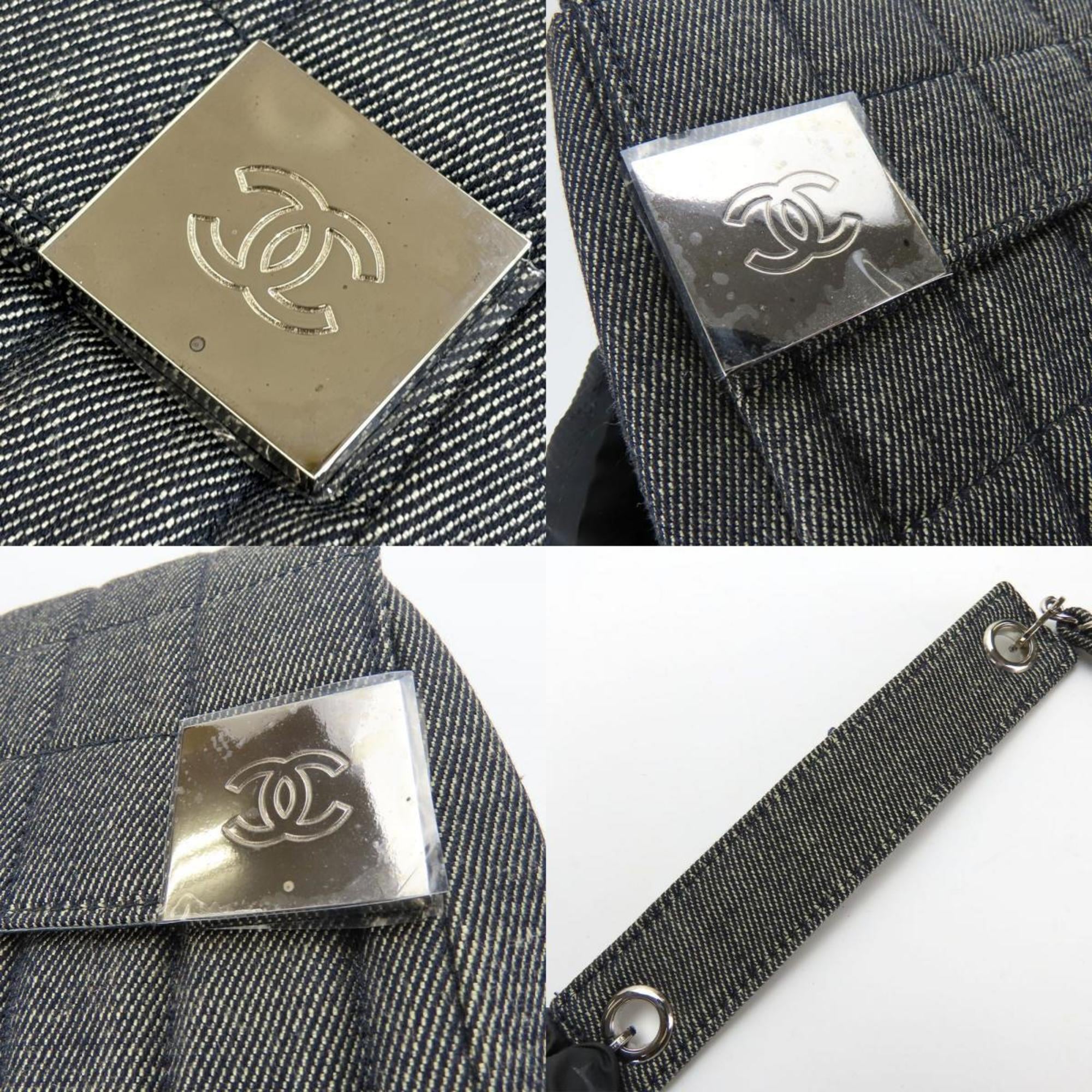 Chanel Navy Denim Shoulder Bag (Pre-Owned)