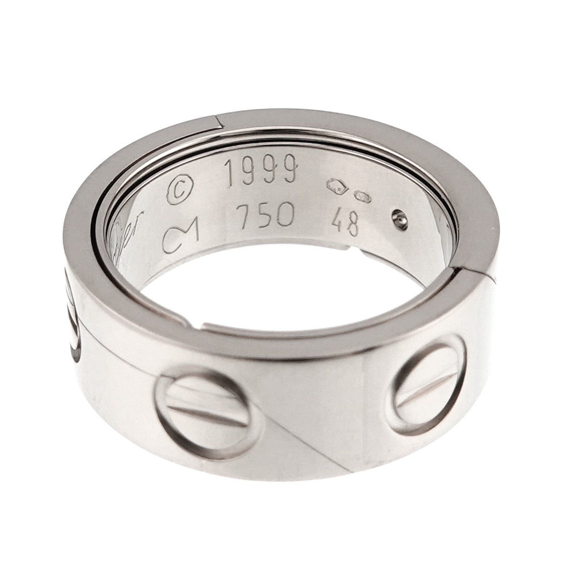 Cartier White Gold (18K) Band Ring (Pre-Owned)