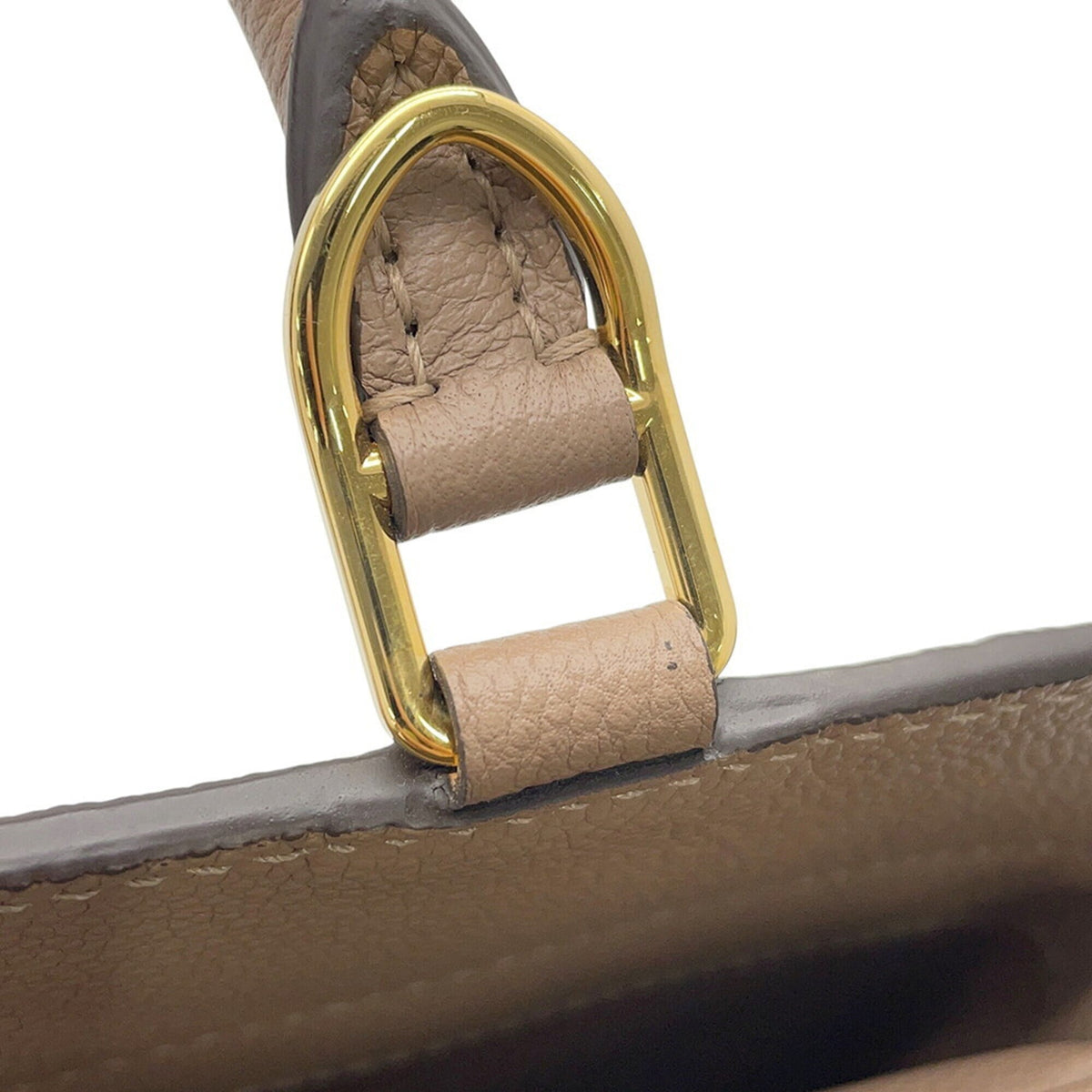 Louis Vuitton Taupe Monogram Empreinte Handbag Shoulder Bag (Pre-Owned)