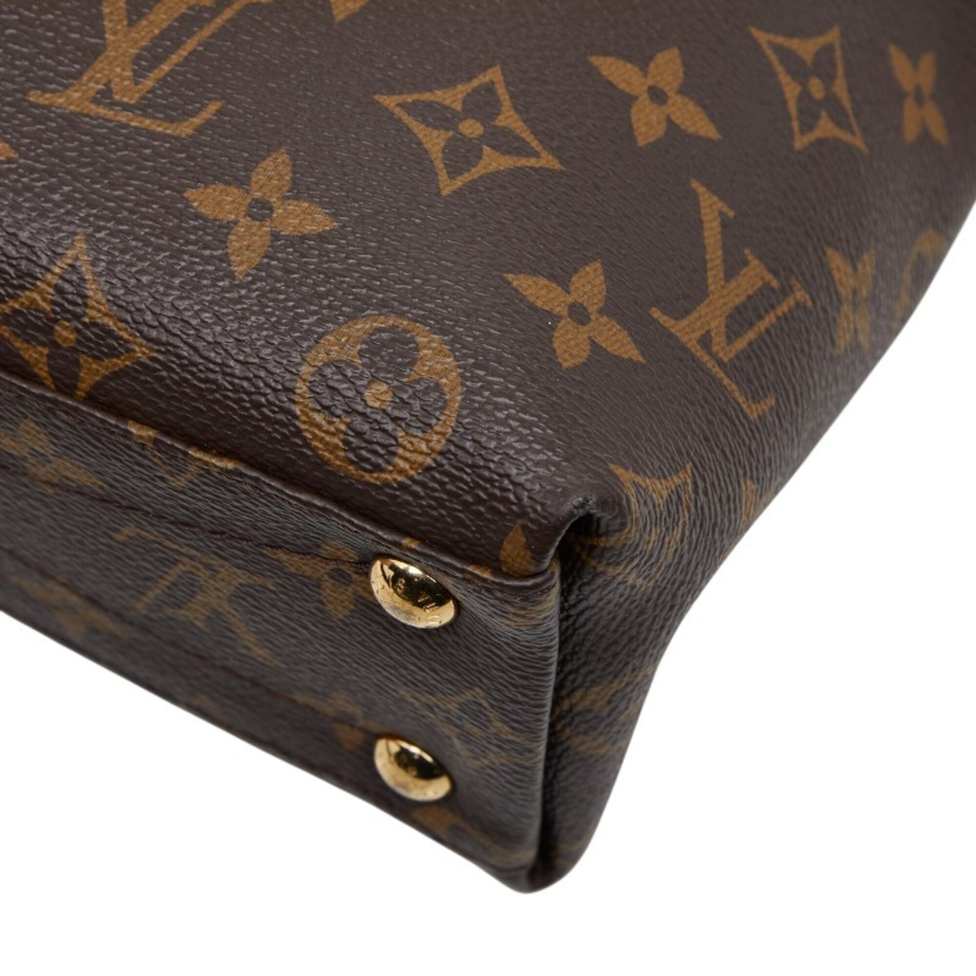 Louis Vuitton Cerise Monogram Red Brown Monogram Handbag Shoulder Bag (Pre-Owned)