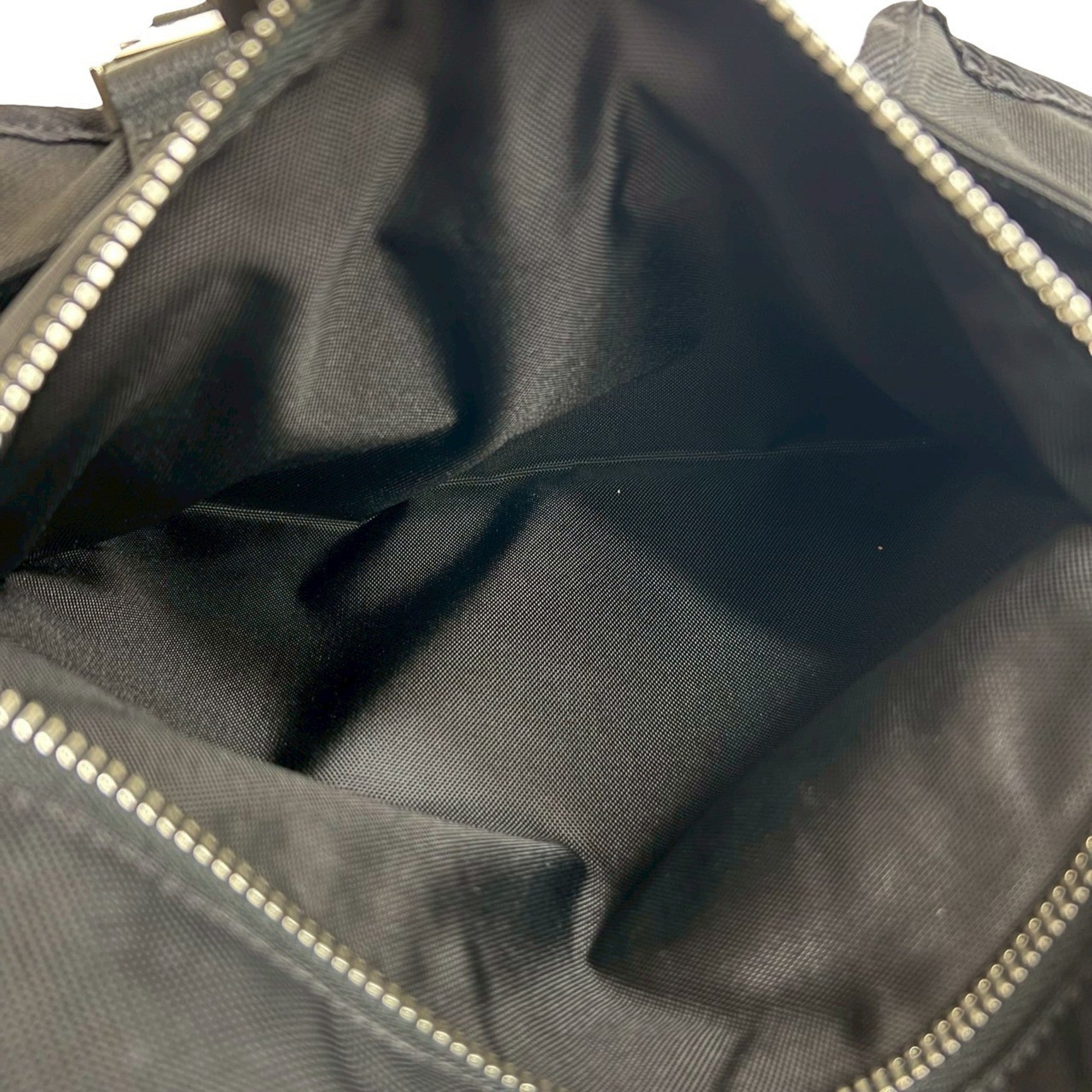 Celine Black Nylon Handbag Shoulder Bag Tote Bag (Pre-Owned)