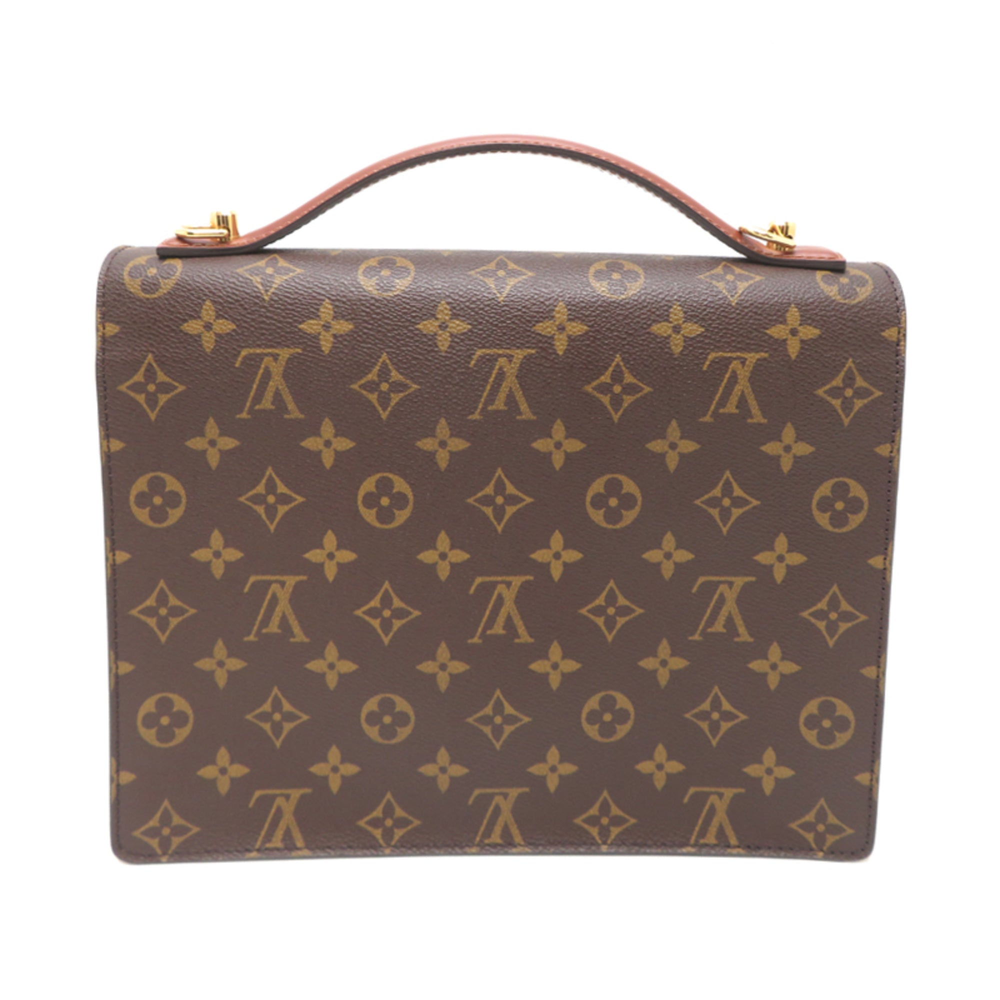 Louis Vuitton Brown Monogram Handbag (Pre-Owned)