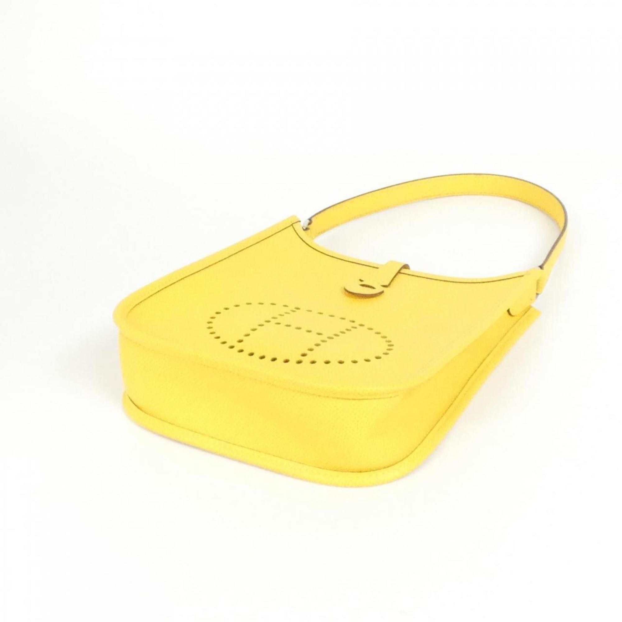 Hermes Jaune Epsom Leather Shoulder Bag (Pre-Owned)
