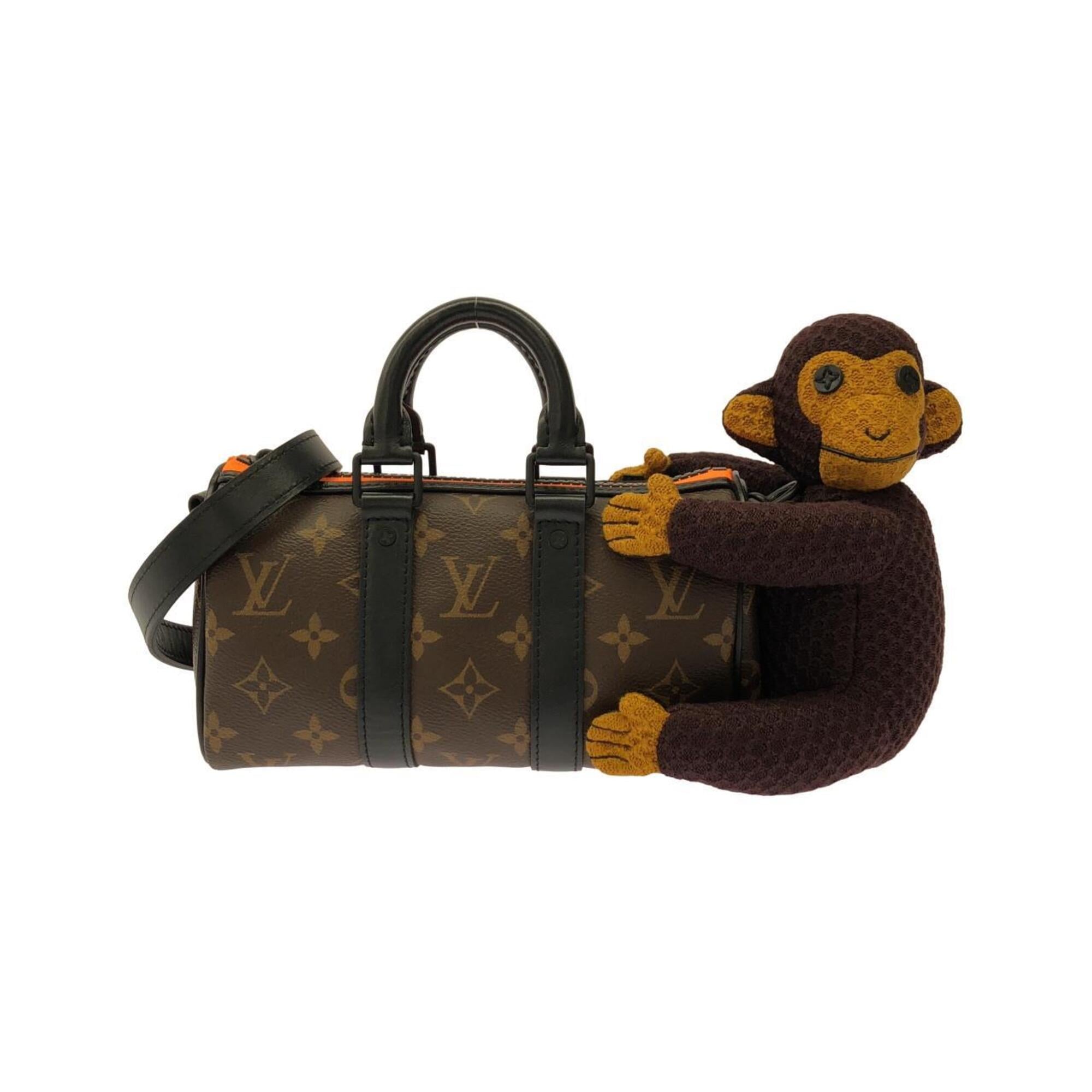 Louis Vuitton Marron Coated Canvas Boston Bag (Pre-Owned)
