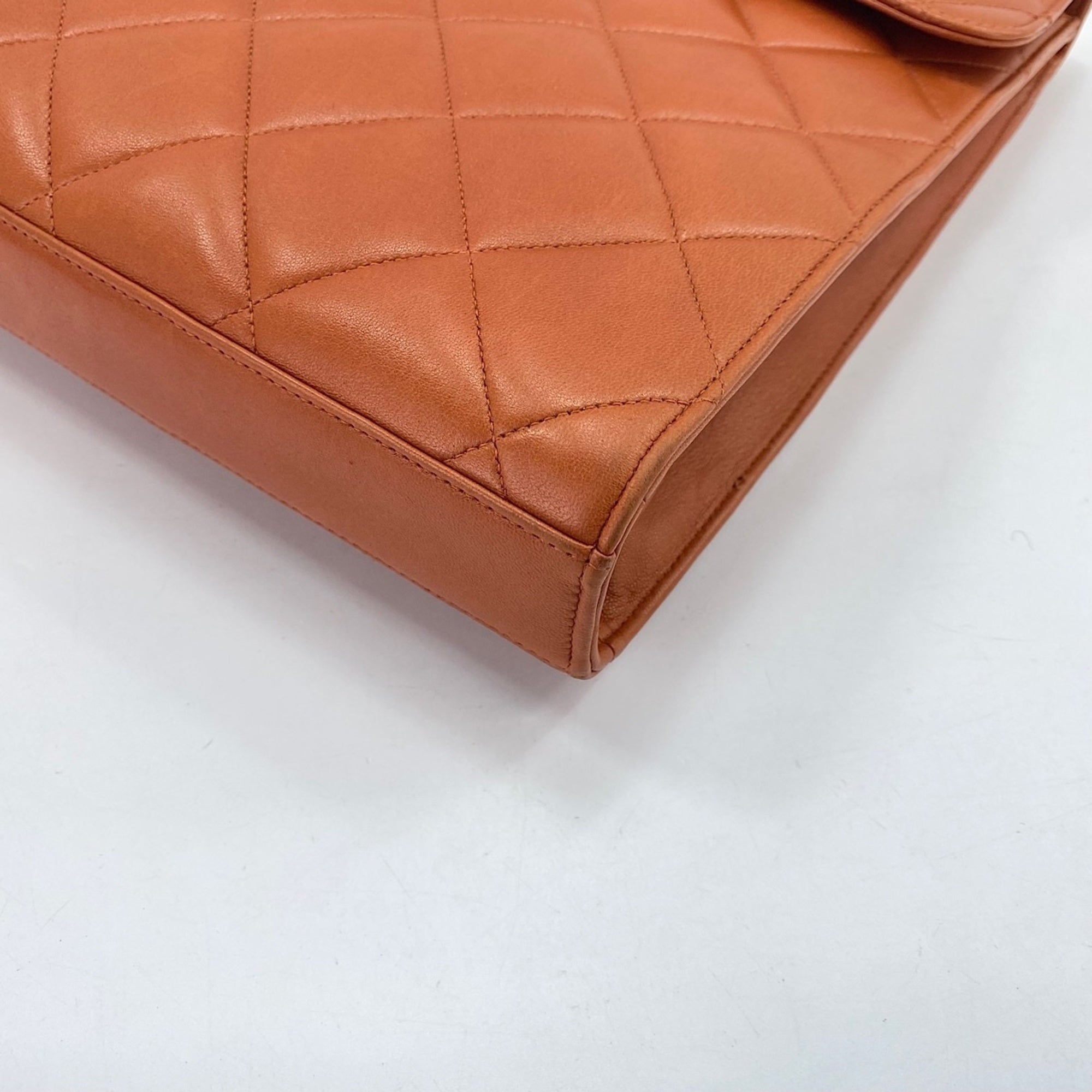 Chanel Orange Handbag (Pre-Owned)