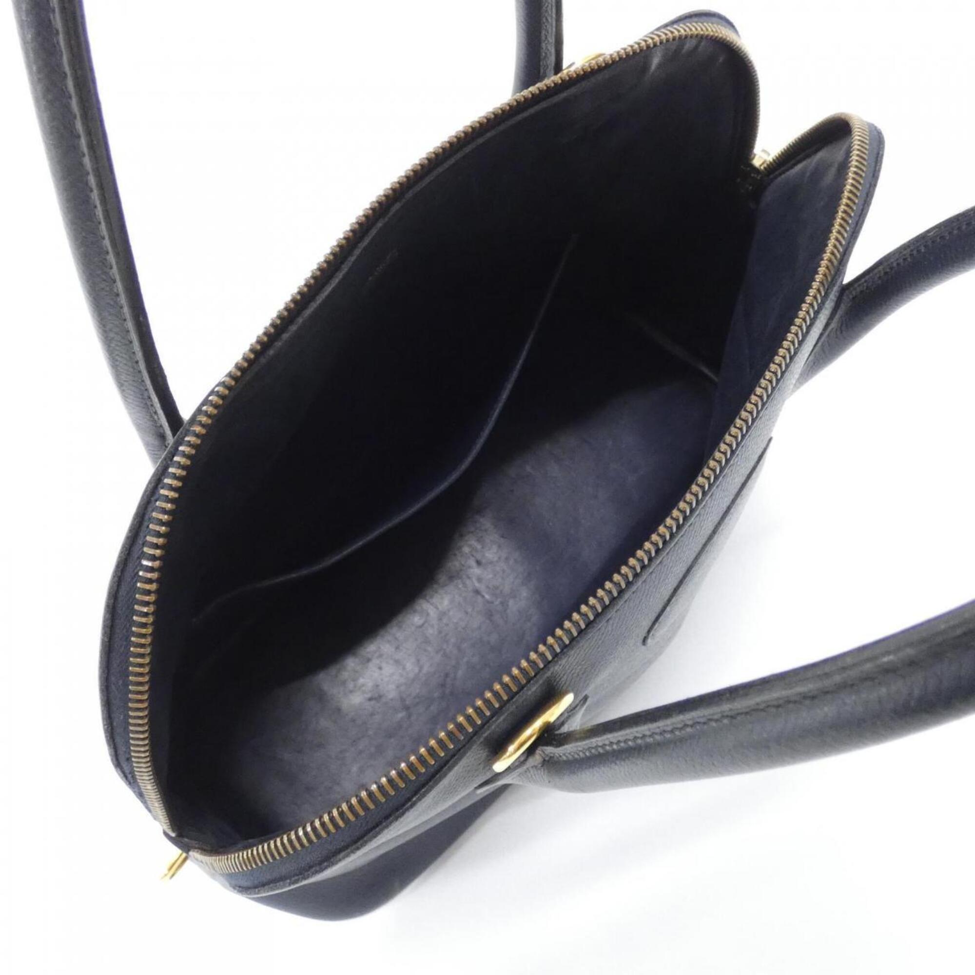 Hermes Navy Courchevel Leather Handbag (Pre-Owned)