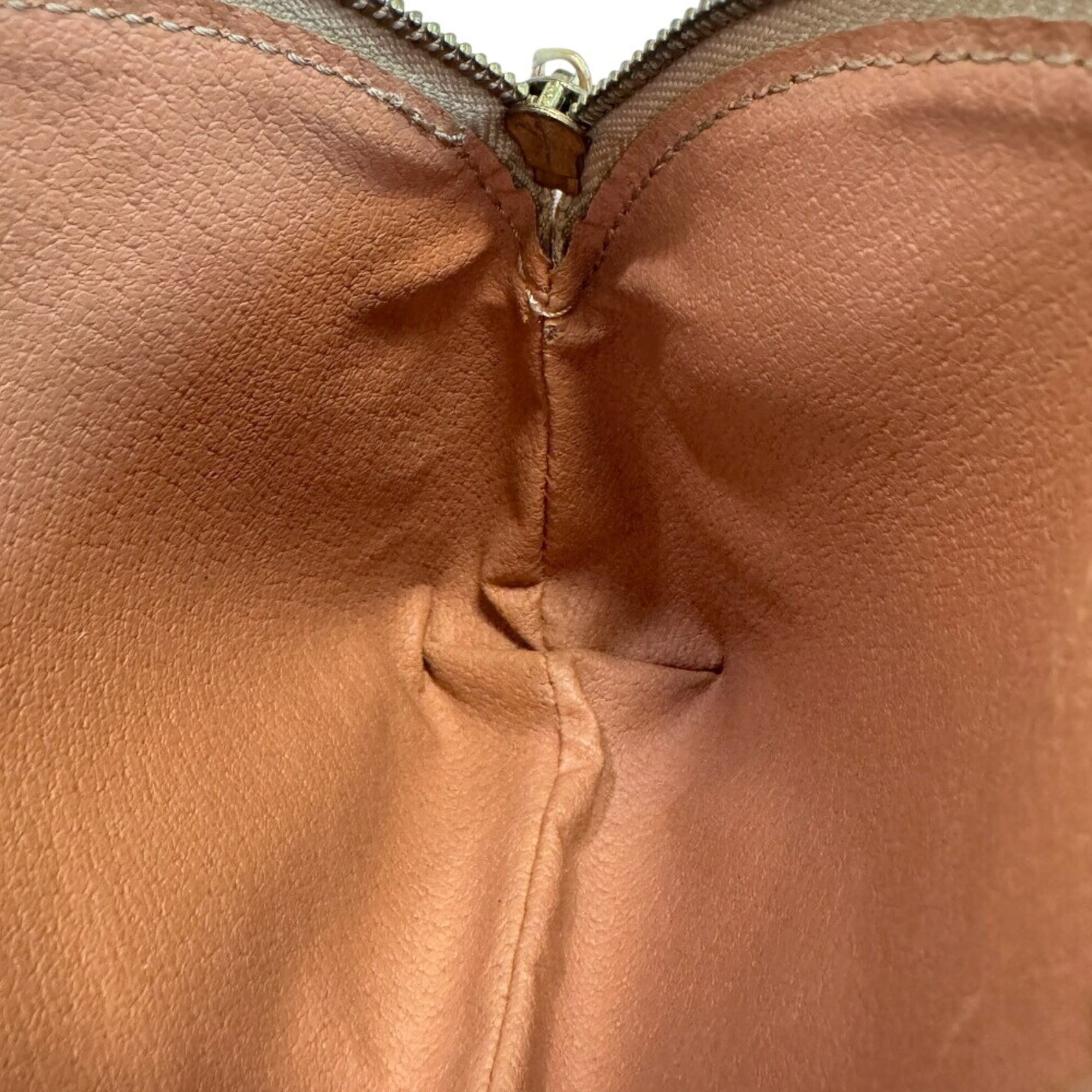 Celine Brown Leather Pouch Vanity Bag (Pre-Owned)