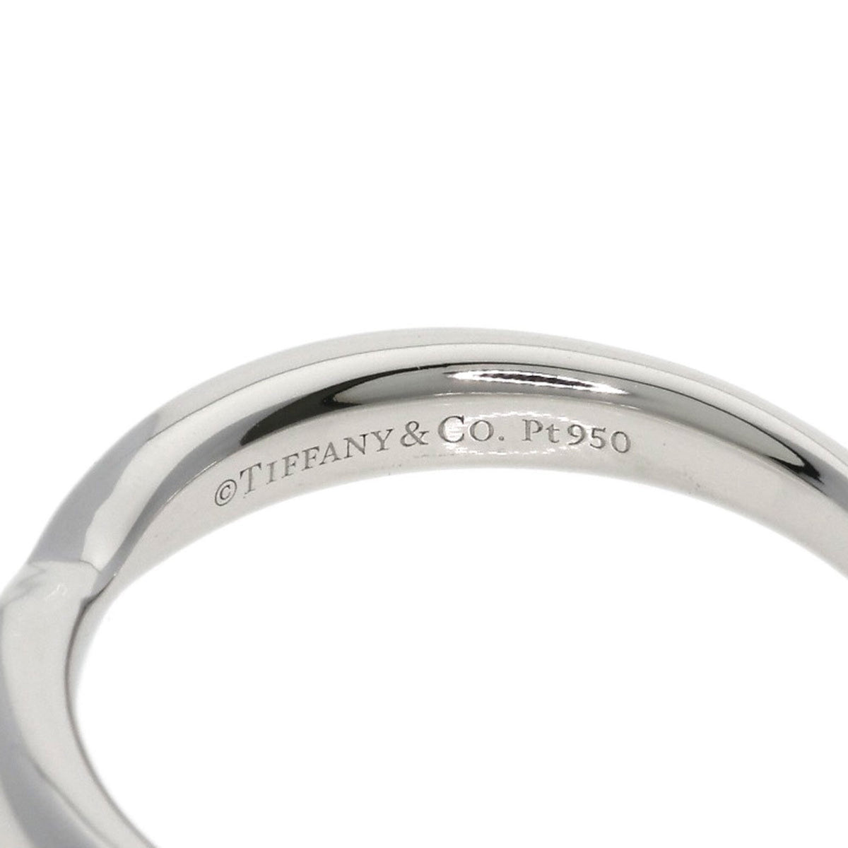 Tiffany Platinum 950 Band Ring (Pre-Owned)
