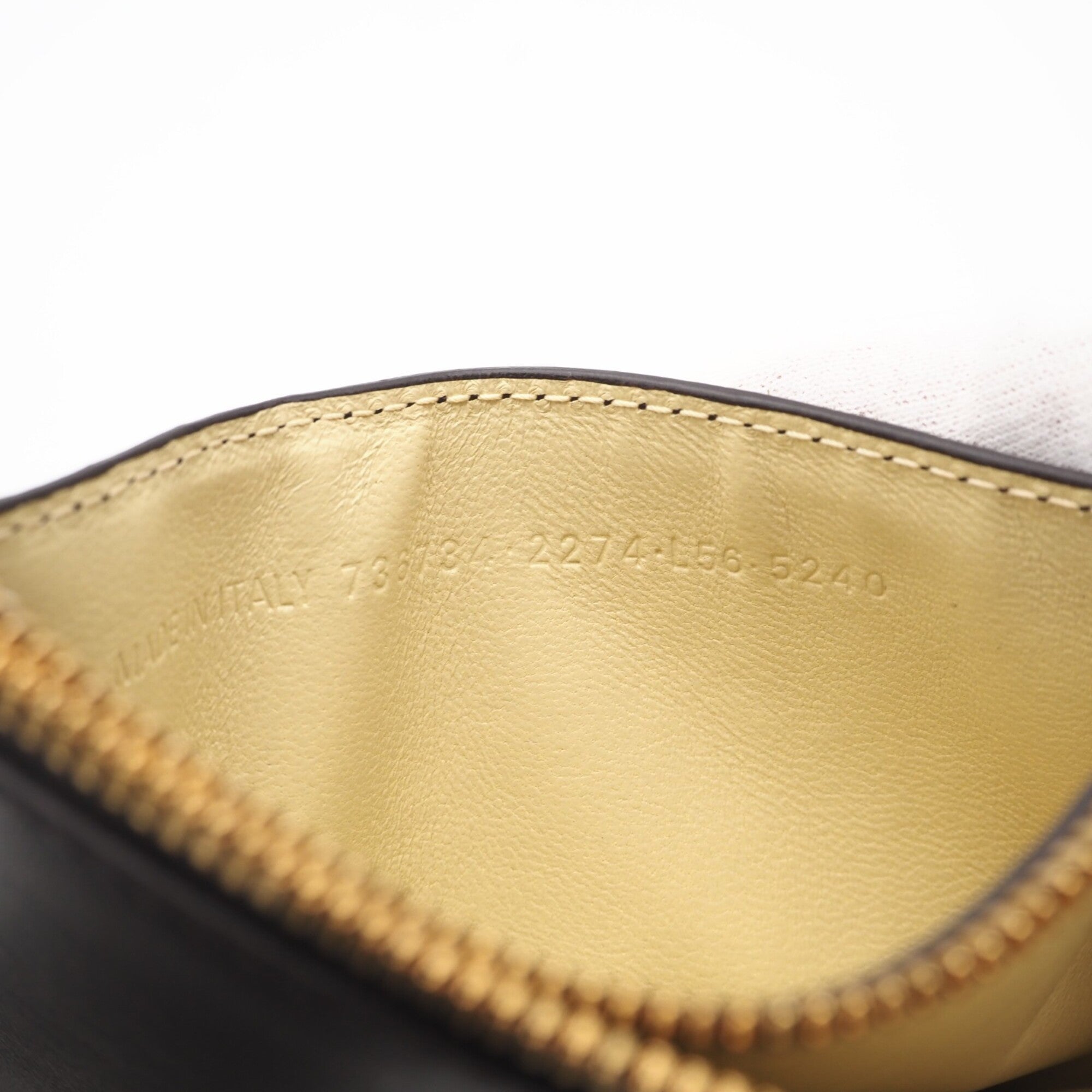 Balenciaga Brown Yellow Leather Coin Purse/Coin Case (Pre-Owned)