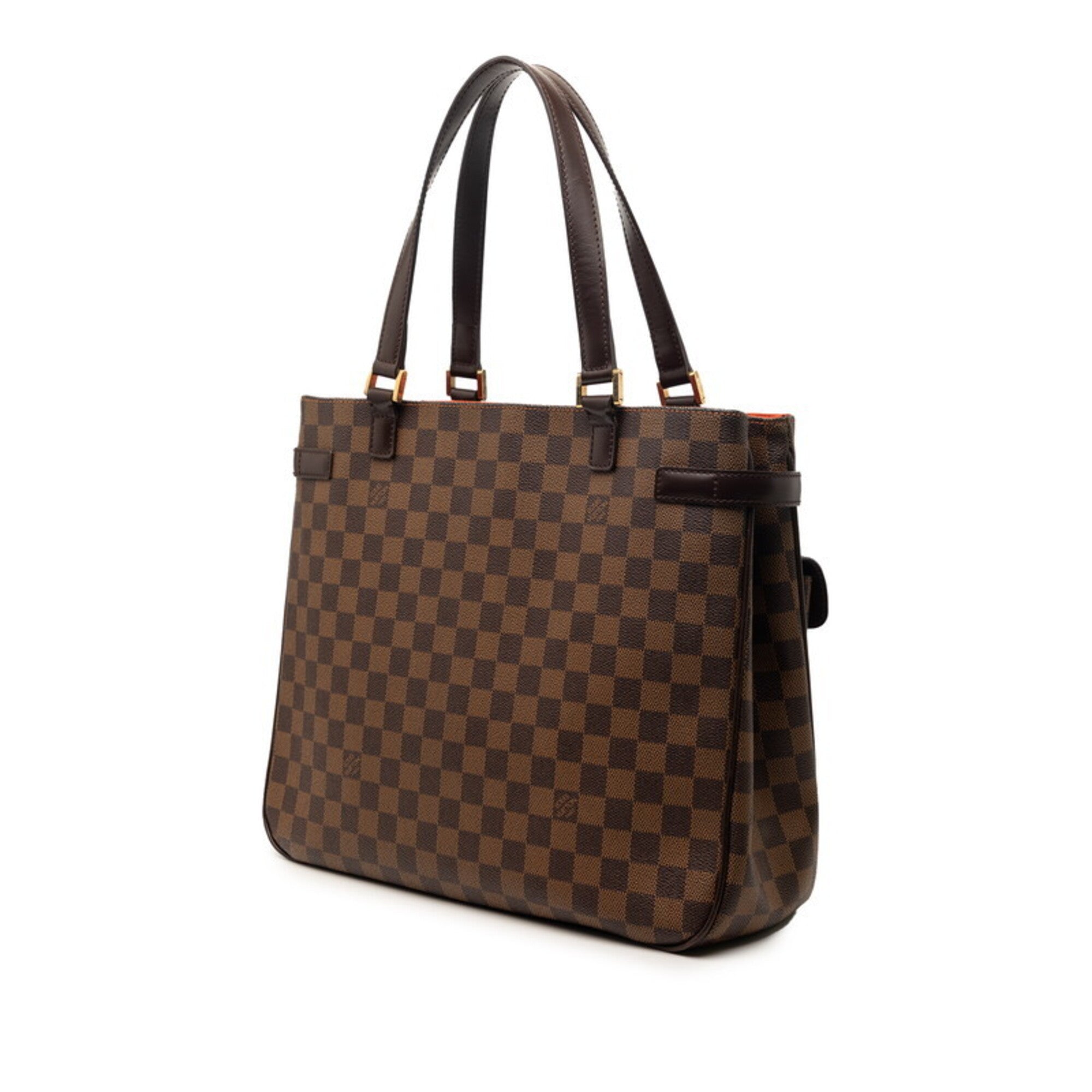 Louis Vuitton Damier Brown Pvc Leather Handbag Tote Bag (Pre-Owned)