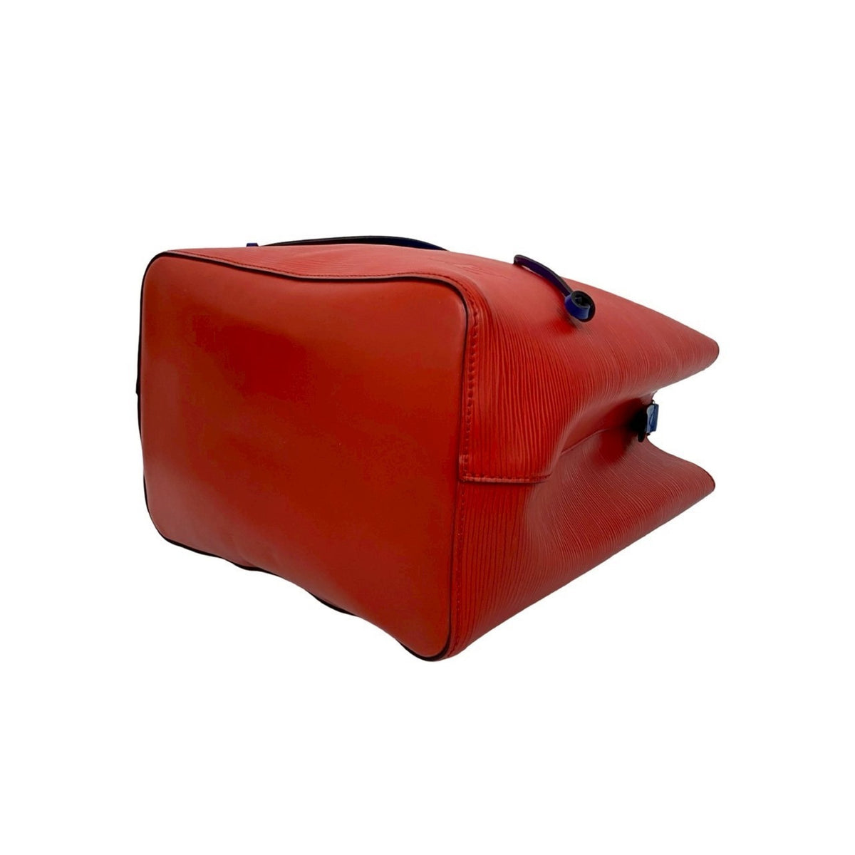 Louis Vuitton Blue Red Color Leather Handbag Shoulder Bag (Pre-Owned)