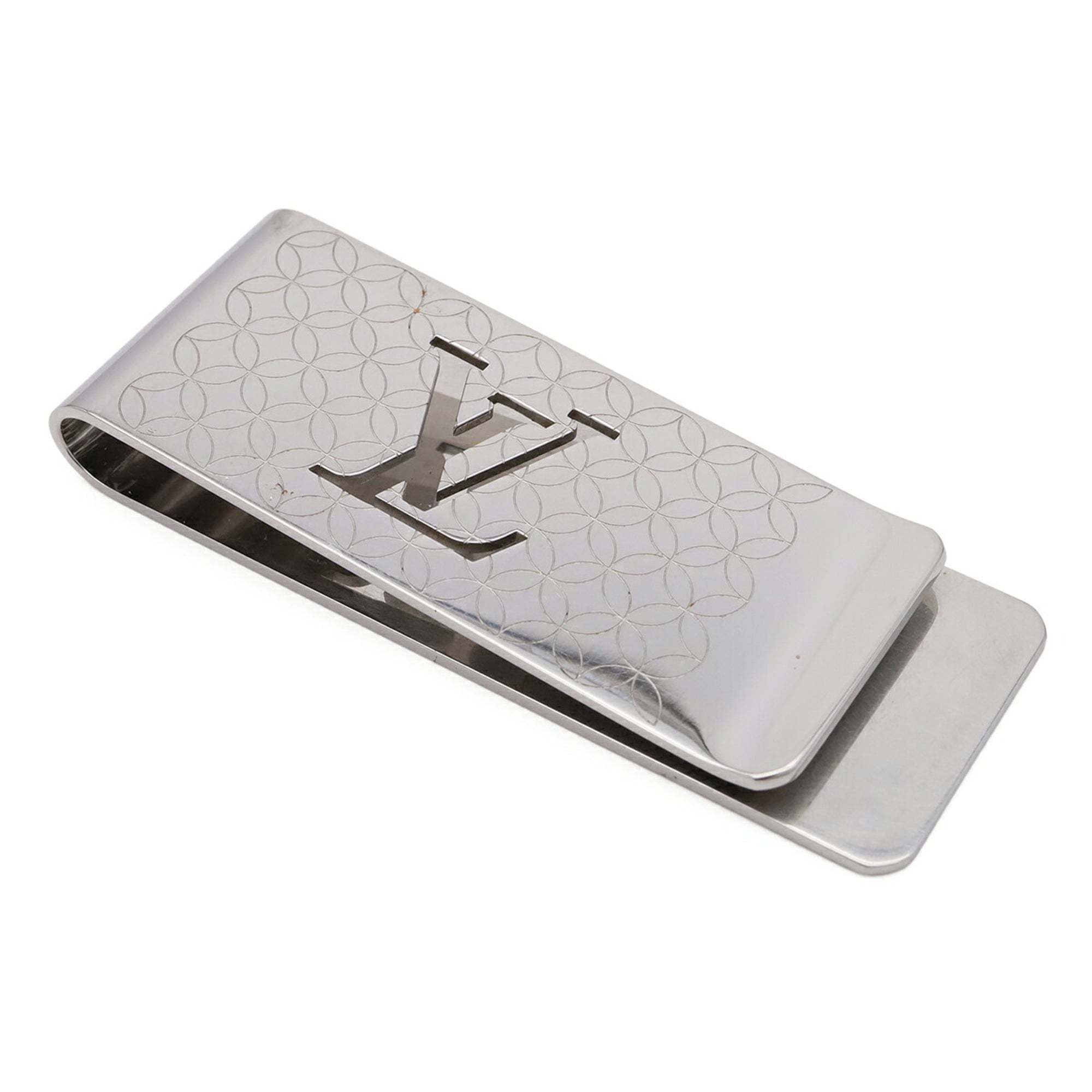 Louis Vuitton Silver Stainless Steel Money Clip (Pre-Owned)