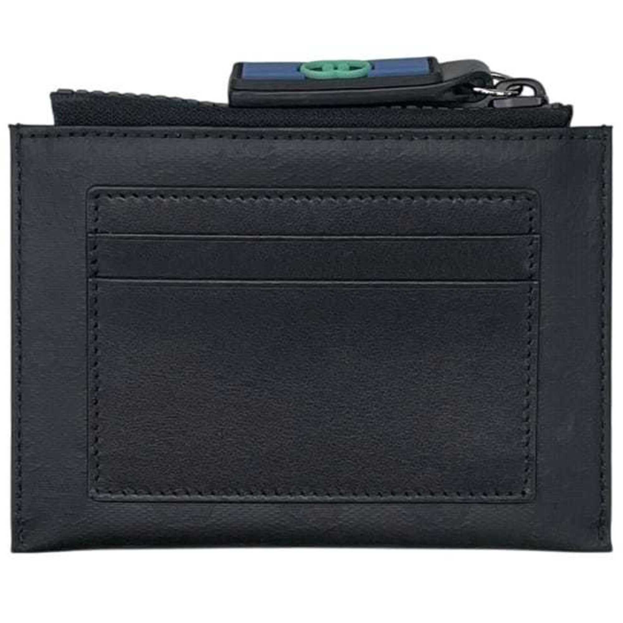 Gucci Black Pvc Leather Coin Purse/Coin Case (Pre-Owned)
