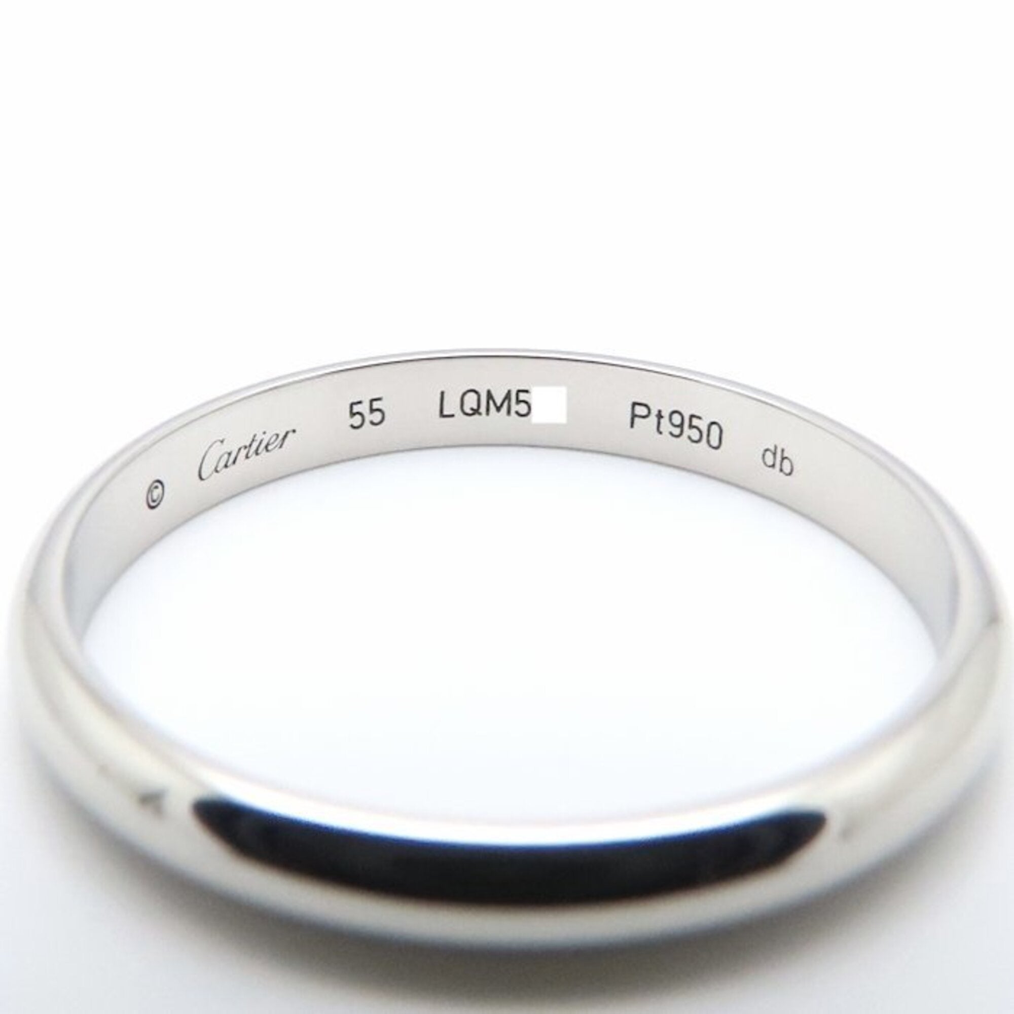 Cartier Platinum 950 Band Ring (Pre-Owned)