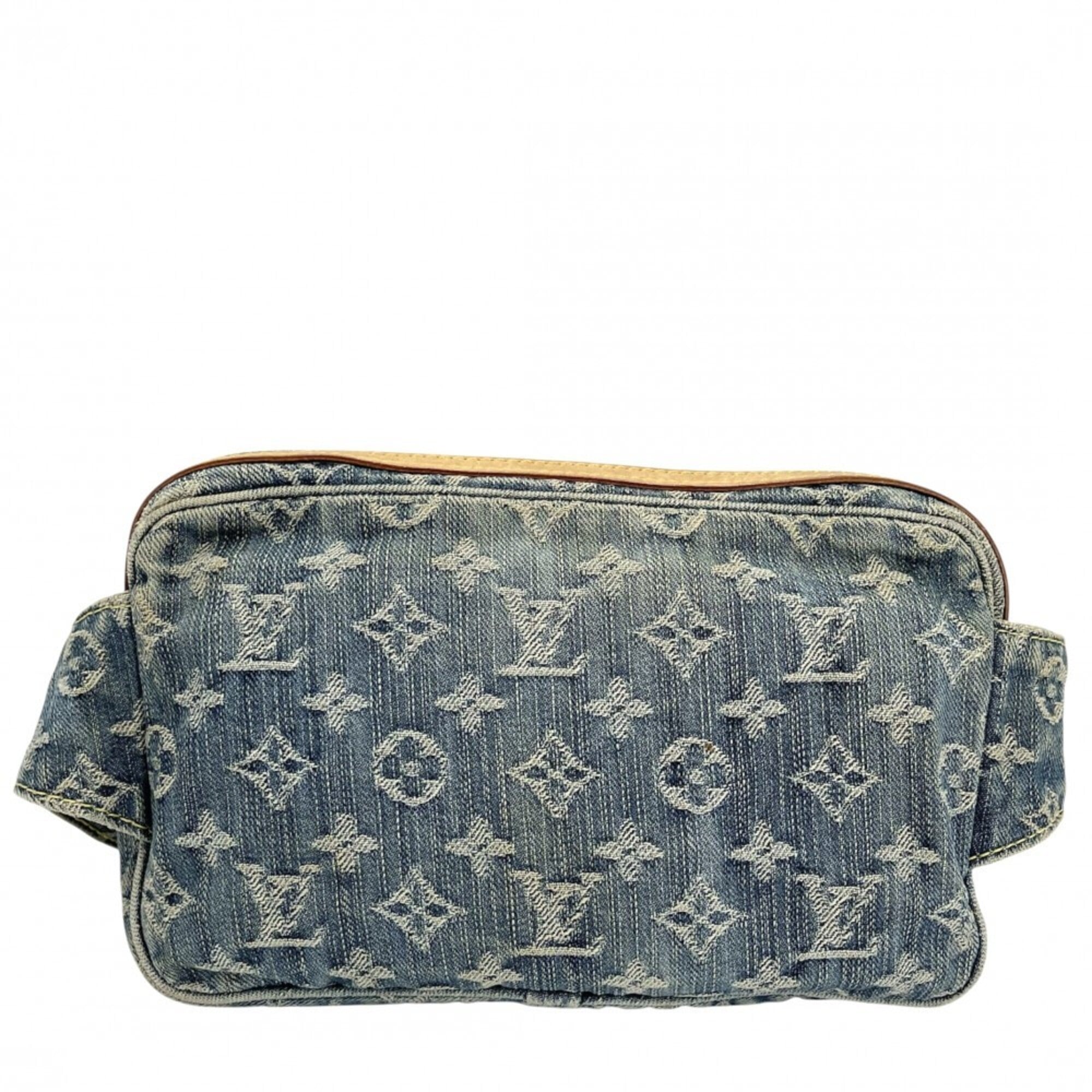 Louis Vuitton Monogram Denim Blue Monogram Denim Fanny Pack (Pre-Owned)