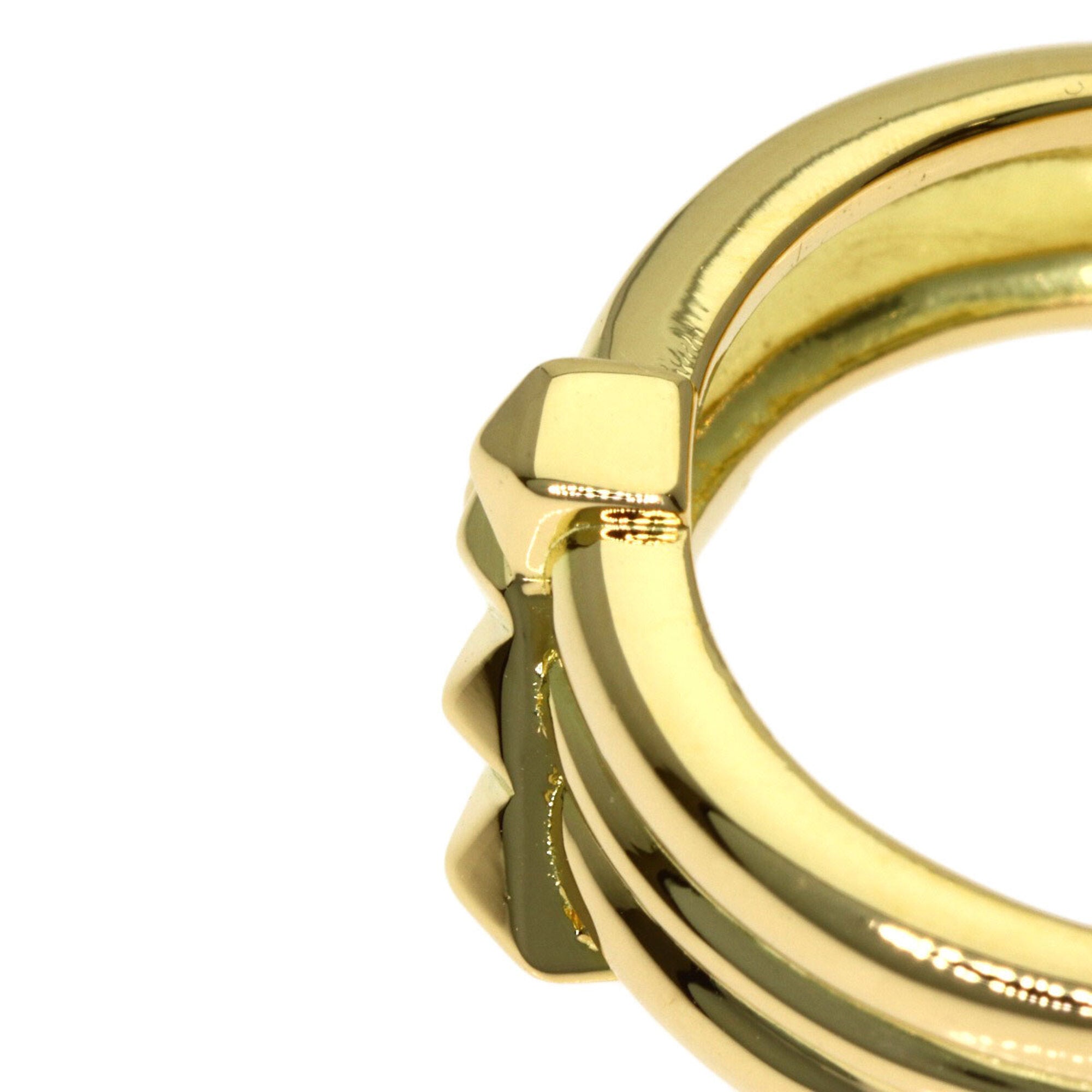 Yves Saint Laurent Yellow Gold (18K) Band Ring (Pre-Owned)