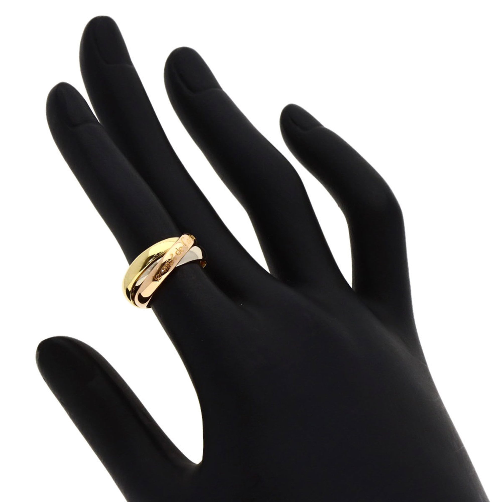 Cartier Trinity Yellow Gold (18K) Pink Gold (18K) White Gold (18K) Band Ring (Pre-Owned)